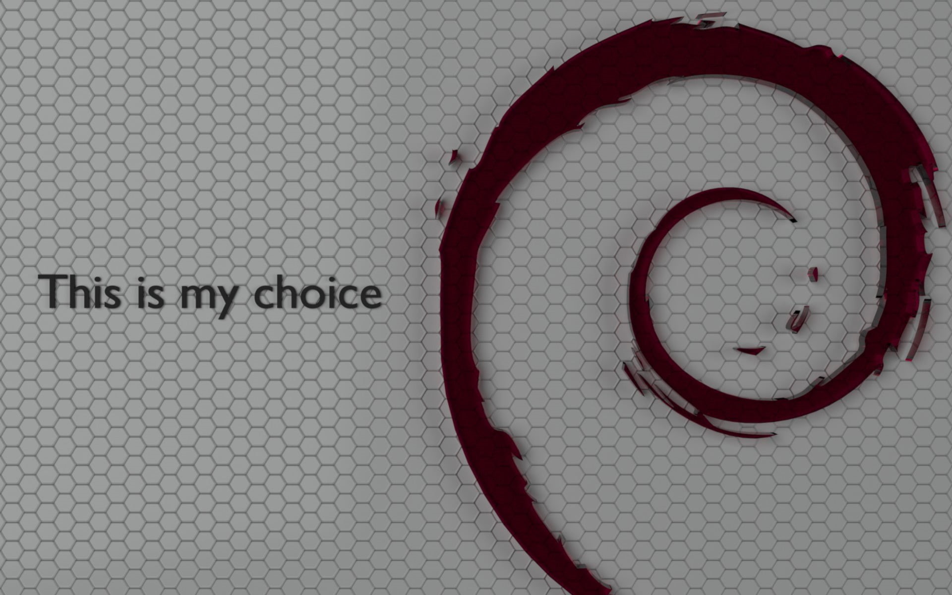 geometric shape, western script, blue background, choice, Linux, art and craft, directly above, overlay, computer equipment, Debian, design, text, gray, HD Wallpaper