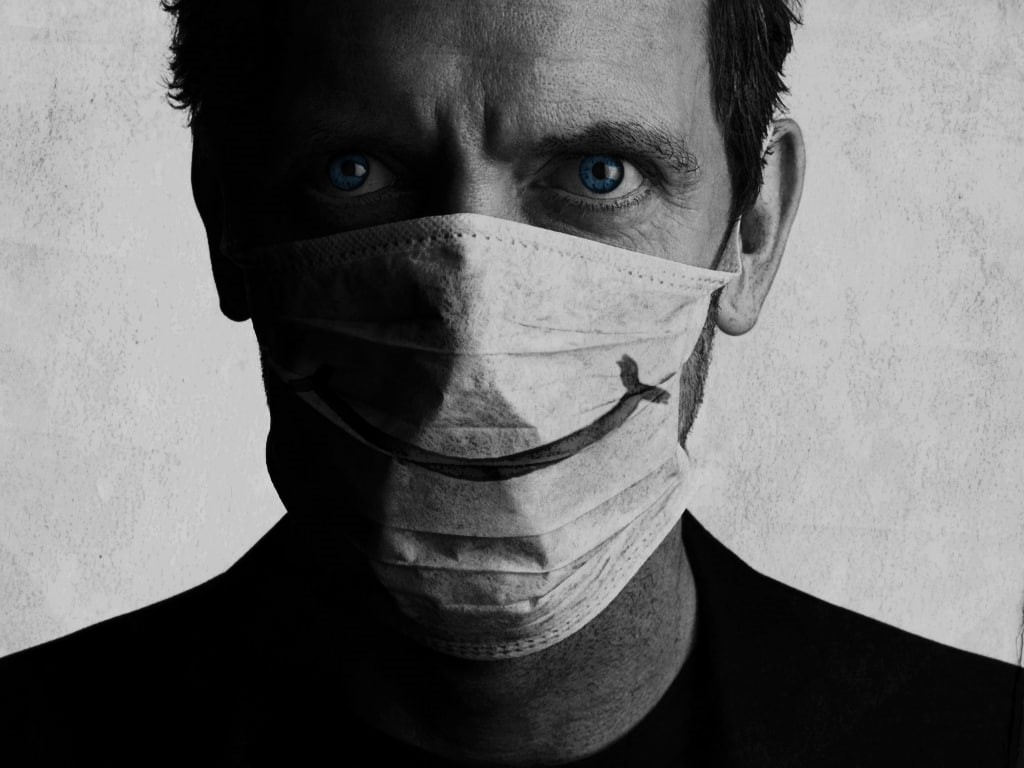 human body part, healthcare and medicine, safety, censorship, front view, body part, House, 480P, indoors, Gregory House, portrait, protection, headshot, HD Wallpaper