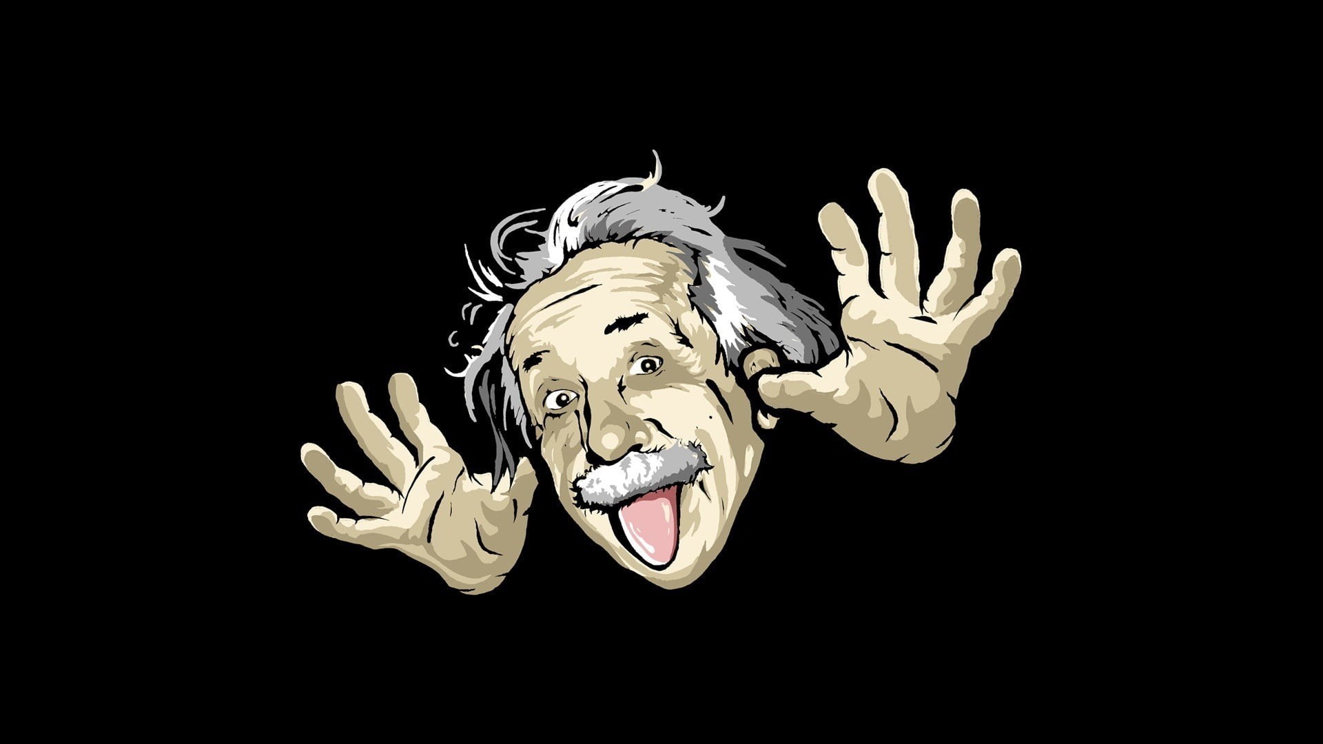 1080P, Albert Einstein, HD Wallpaper