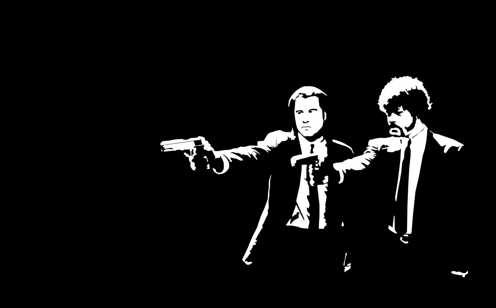 art, fiction, entertainment, black, x, hd, movies, 720P, pulp, background, Pulp Fiction, HD Wallpaper
