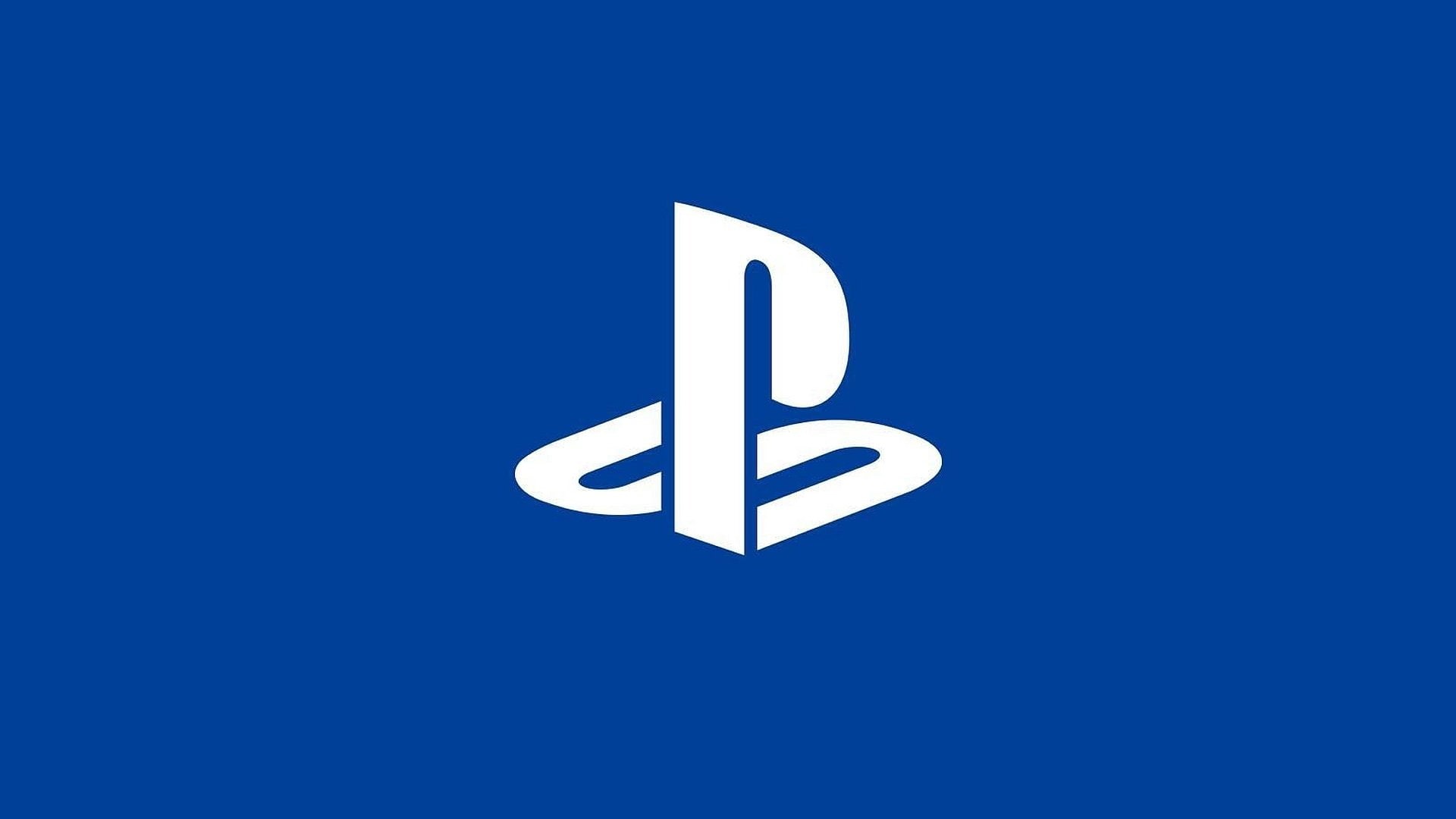 logo, blue background, blue, playstation, background, 1080P, HD Wallpaper