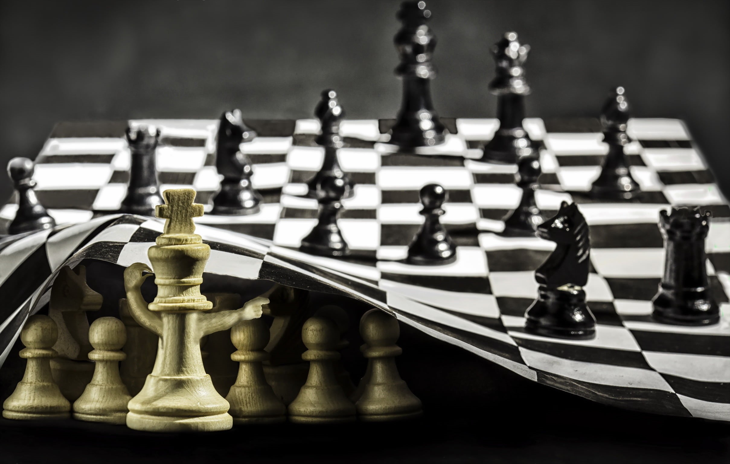 game, chess, leisure activity, challenge, still life, chess piece, 1080P, no people, the situation, black, competition, relaxation, leisure games, indoors, HD Wallpaper