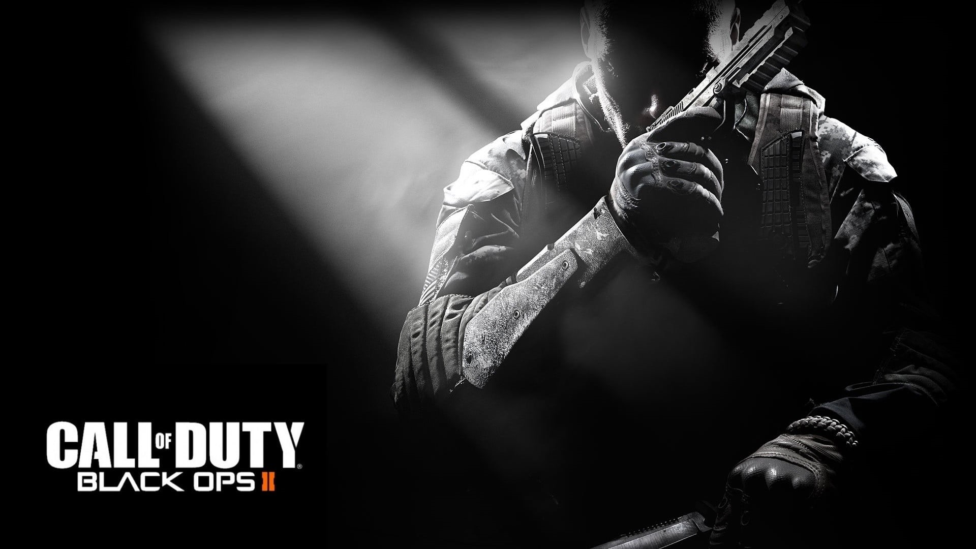 lifestyles, front view, human hand, hand, Call of Duty, video games, protective workwear, holding, one person, finger, black, clothing, call, real people, HD Wallpaper