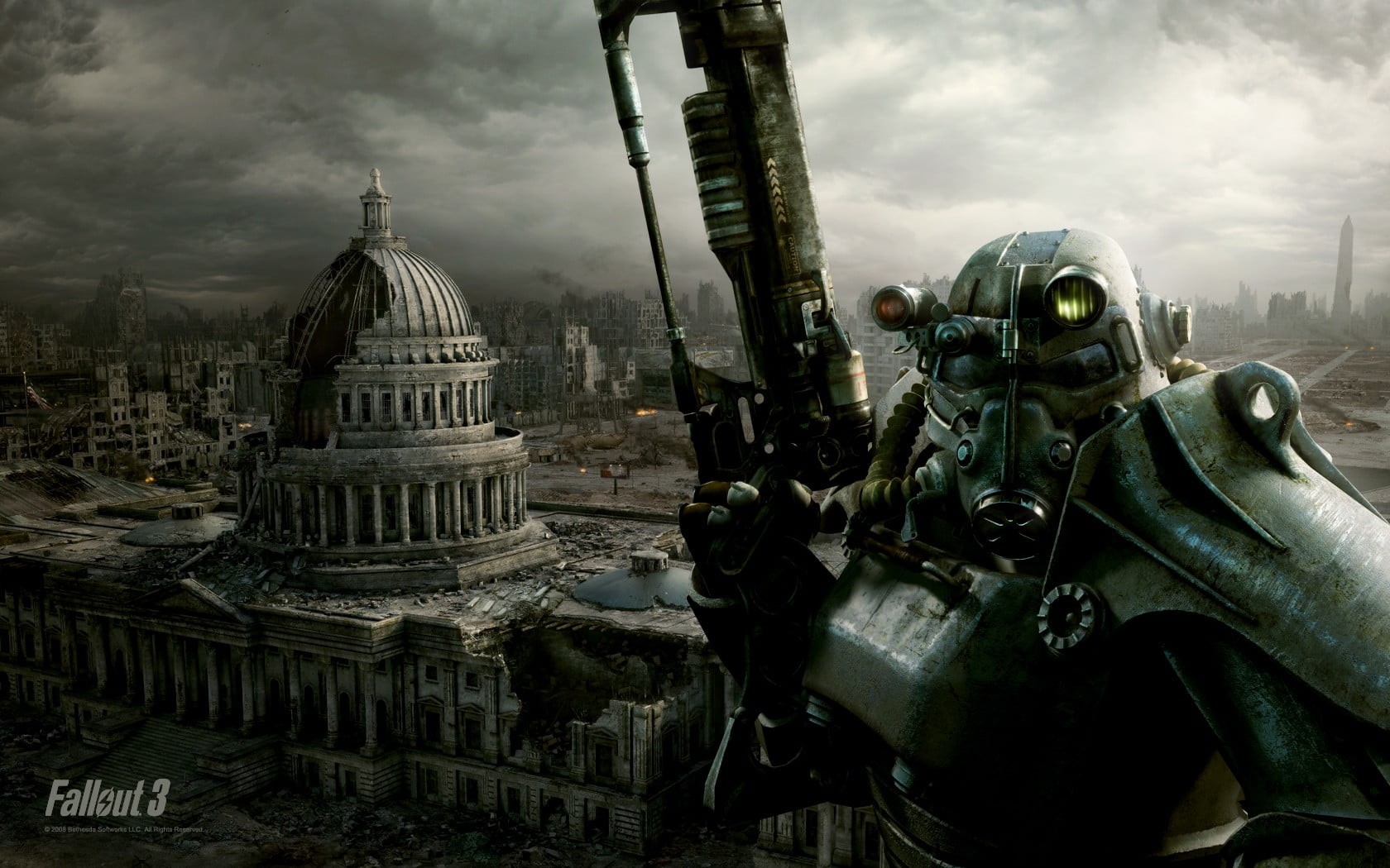 religion, weapon, history, no people, the past, cloud - sky, Fallout, government, helmet, 720P, military, outdoors, place of worship, digital, HD Wallpaper