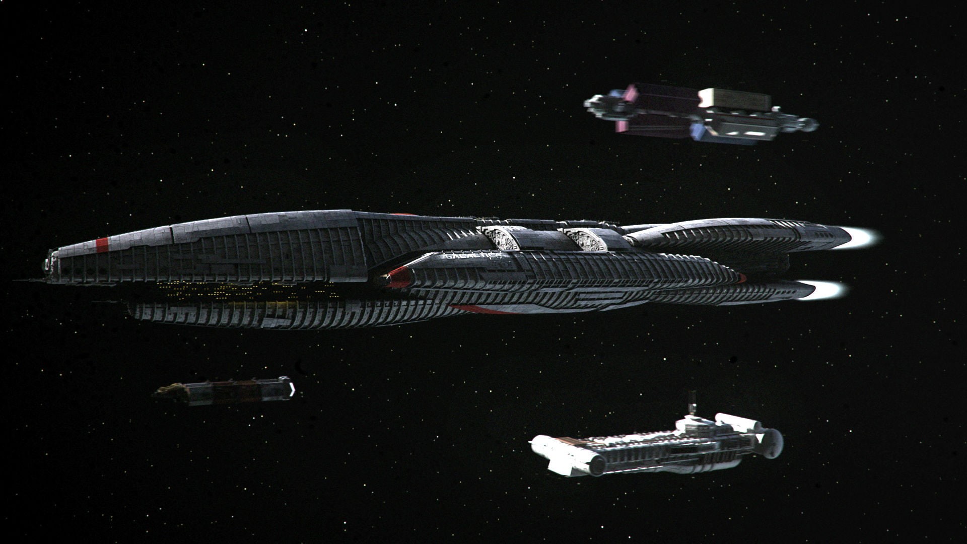 battlestar, warship, futuristic, strategy, spaceship, action, space, tactical, sci-fi, 1080P, ship, fighting, galactica, HD Wallpaper