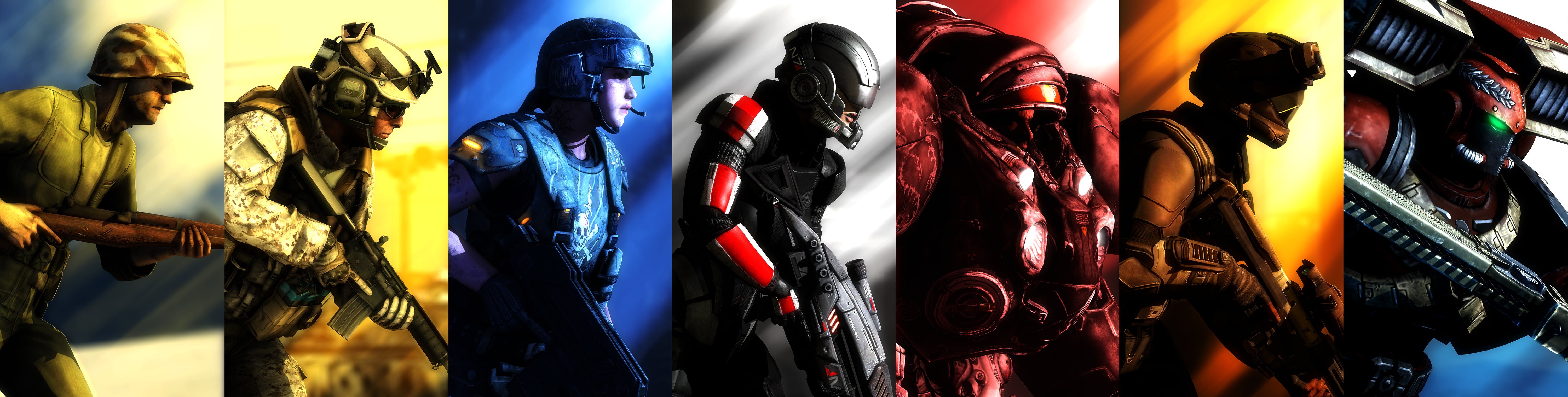 fashion, variation, armor, color, shopping, retail display, panoramic, business, consumerism, clothing store, mass effect, for sale, large group of objects, HD Wallpaper