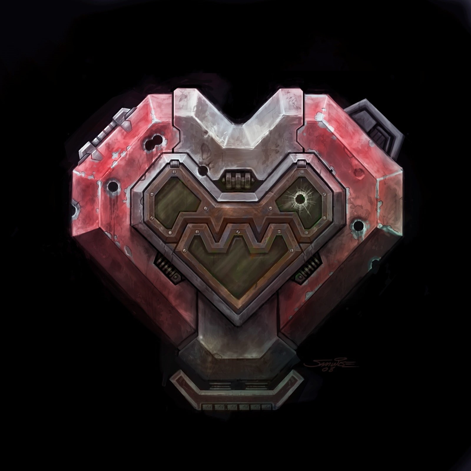 art, x, hearts, video, 720P, starcraft, games, hd, terran, Phone HD Wallpaper