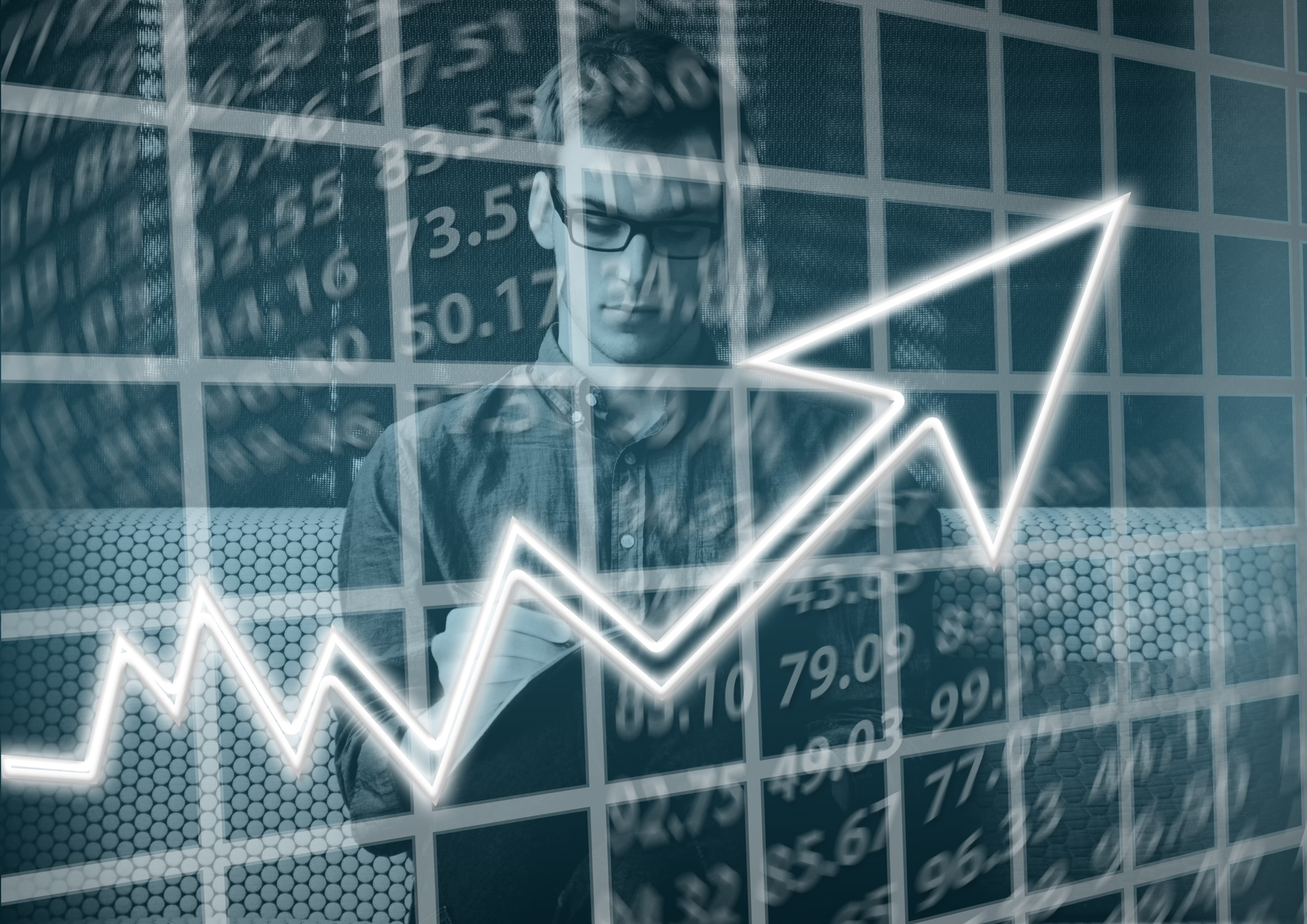 businessmen, stock exchange, business person, entrepreneur, silhouette, chart, career ladder, career, progress, forex, target, idea, front view, lifestyle, HD Wallpaper