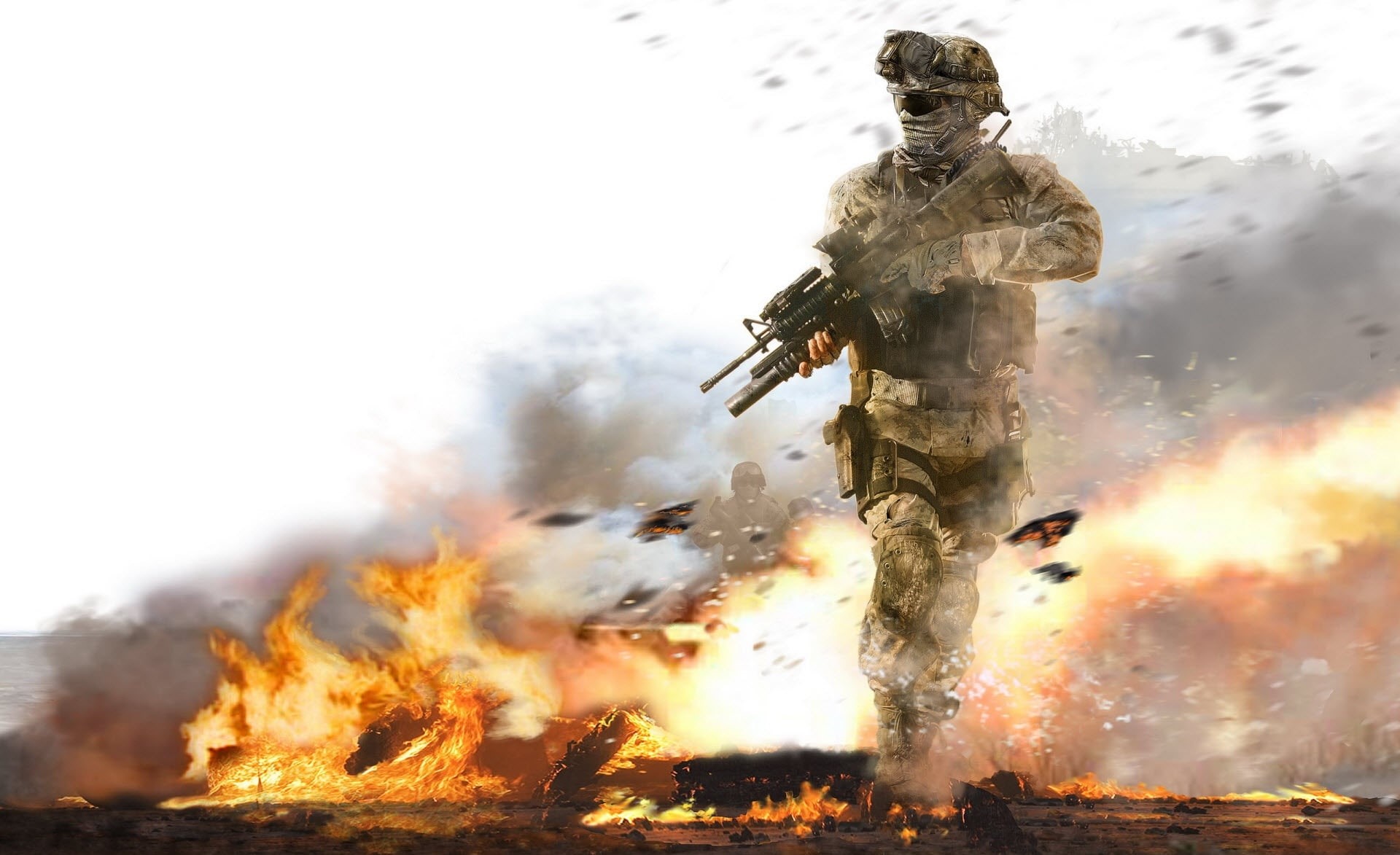day, heat - temperature, modern, religion, demolished, fire - natural phenomenon, warning sign, spraying, accidents and disasters, cod, firefighter, HD Wallpaper