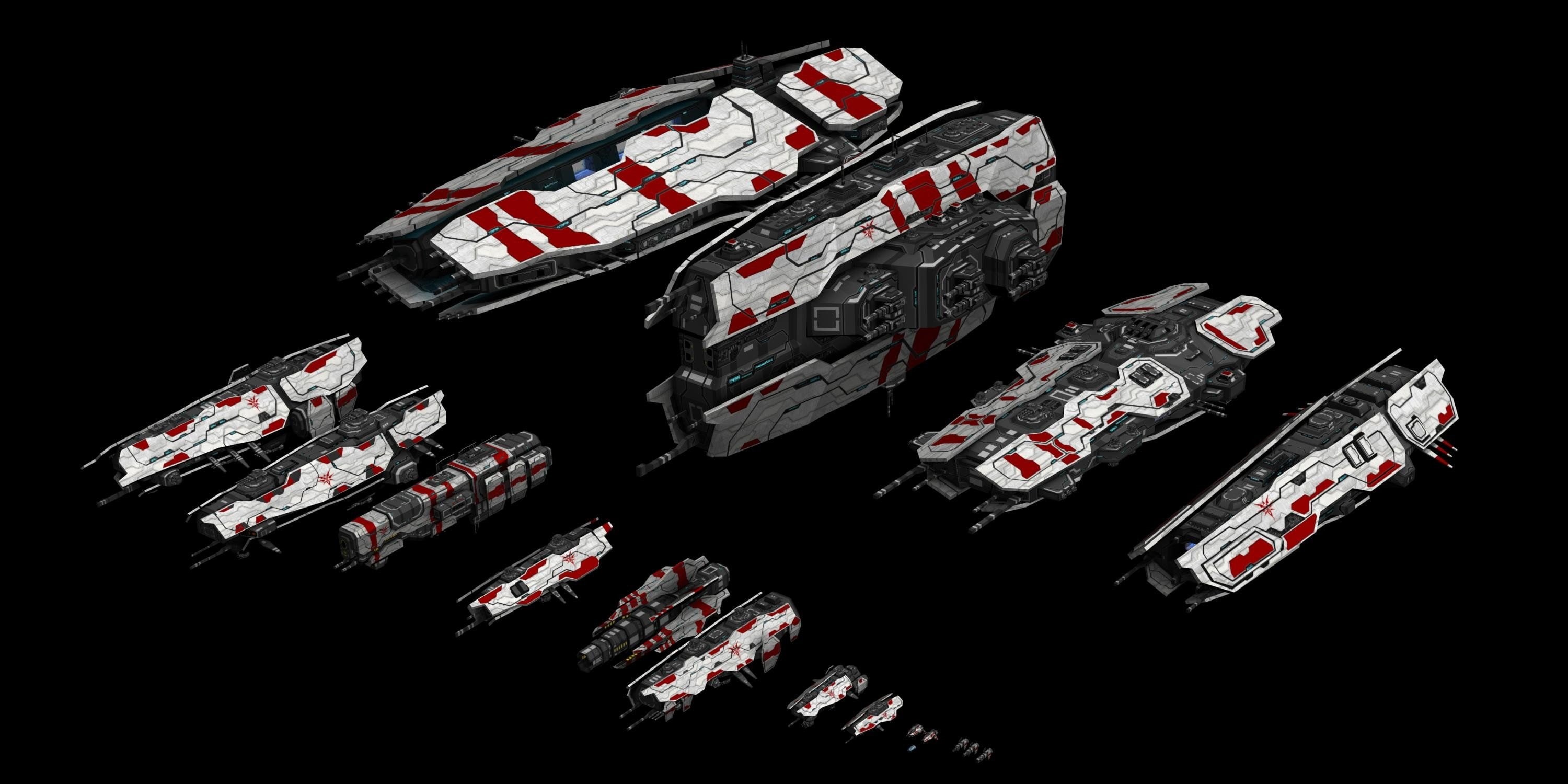 spaceship, sci fi, strategy, homeworld, space, real time, simulation, 3 d, 2K, HD Wallpaper