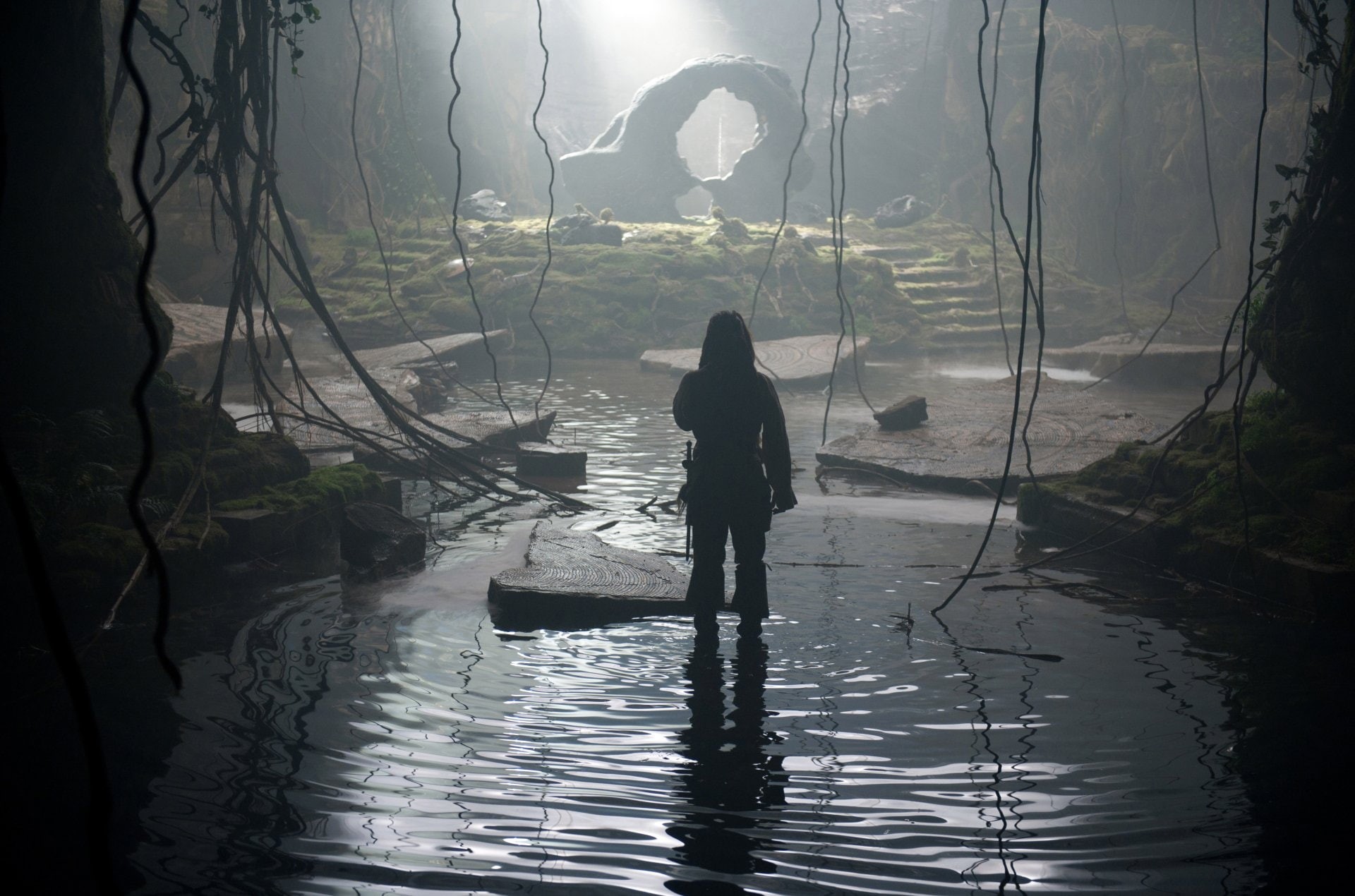 1080P, real people, Johnny Depp, adult, Jack Sparrow, land, Pirates of the Caribbean: On Stranger Tides, nature, reflection, plant, day, forest, one person, HD Wallpaper