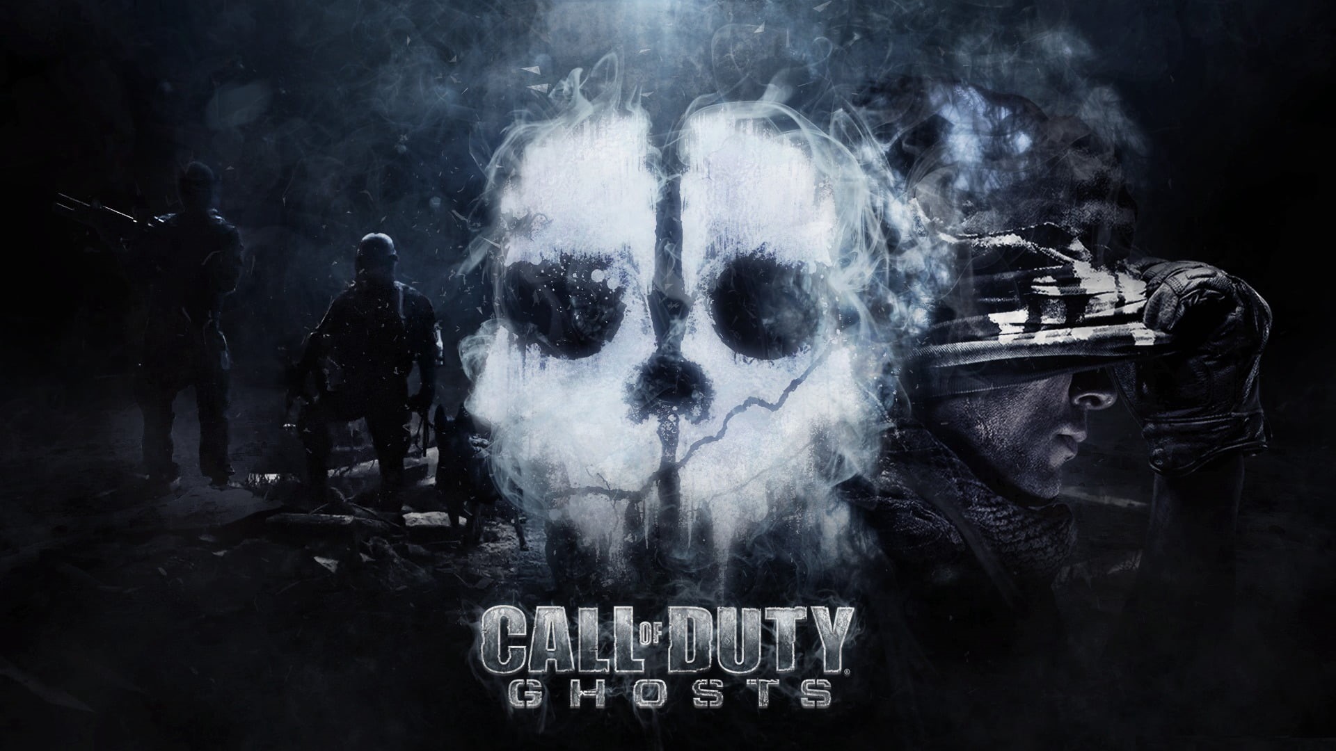 the ghosts are real, people, backgrounds, digital composite, indoors, sign, 1080P, smoke - Physical Structure, cod ghost, communication, human body part, HD Wallpaper