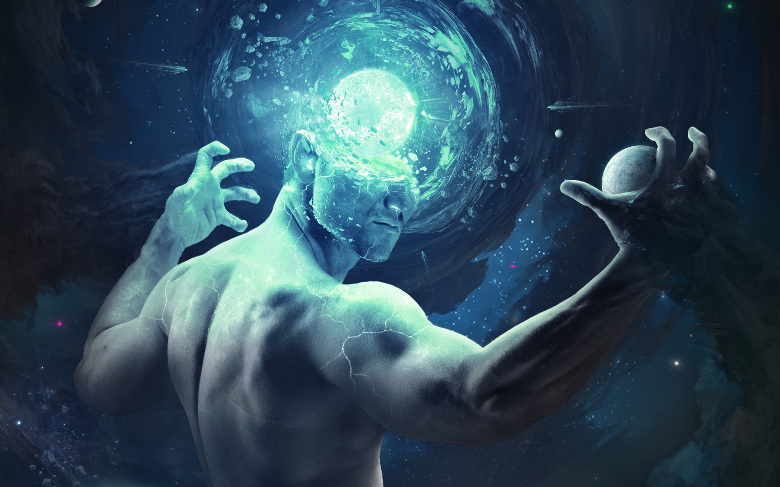 fantasy, -, the radiance of mind, the idea, flash, 2K, people, HD Wallpaper