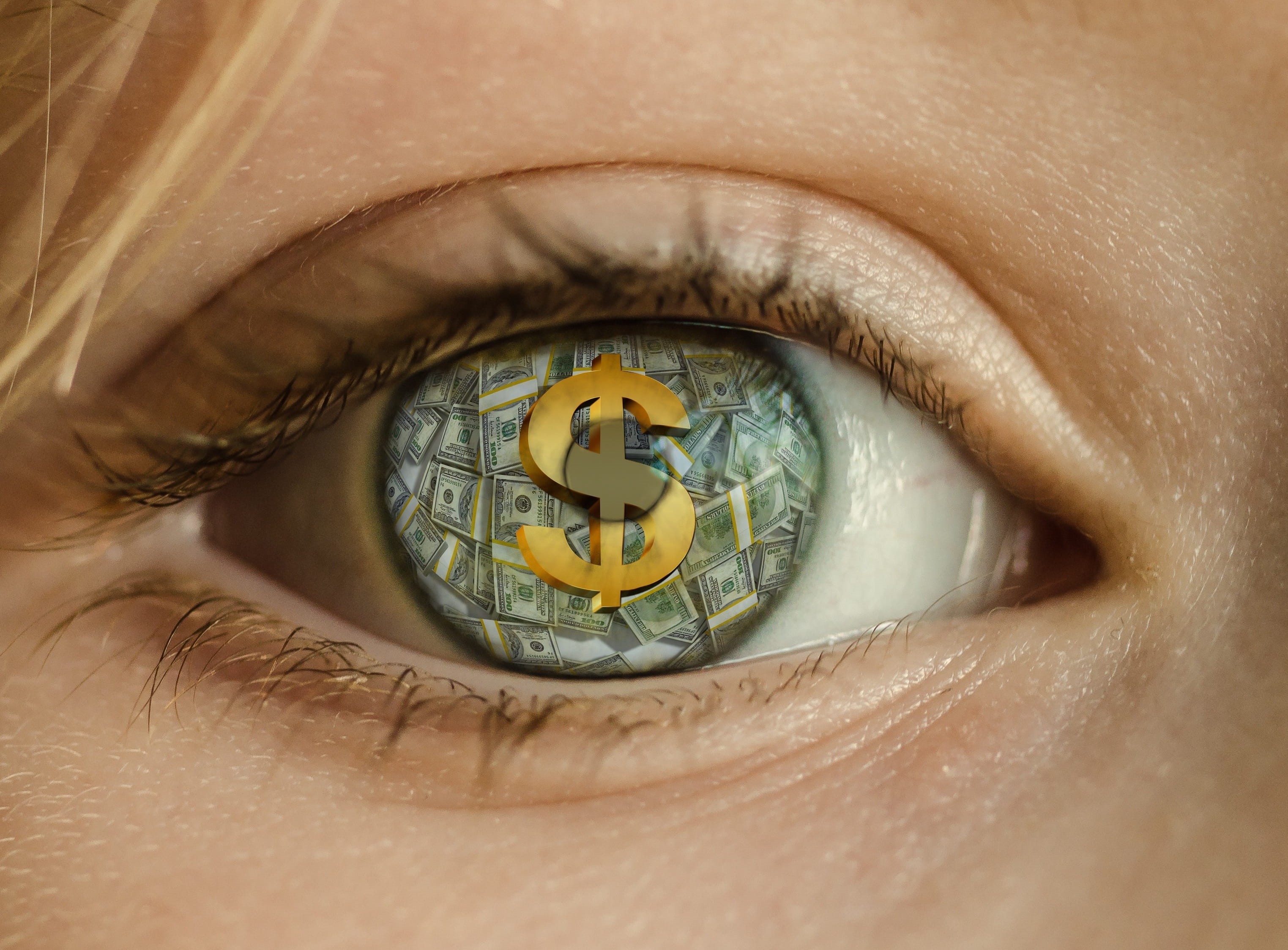 eyesight, one person, finance, reflection, communication, success, bills, digital composite, contemplation, currency, clock, human face, human body part, HD Wallpaper