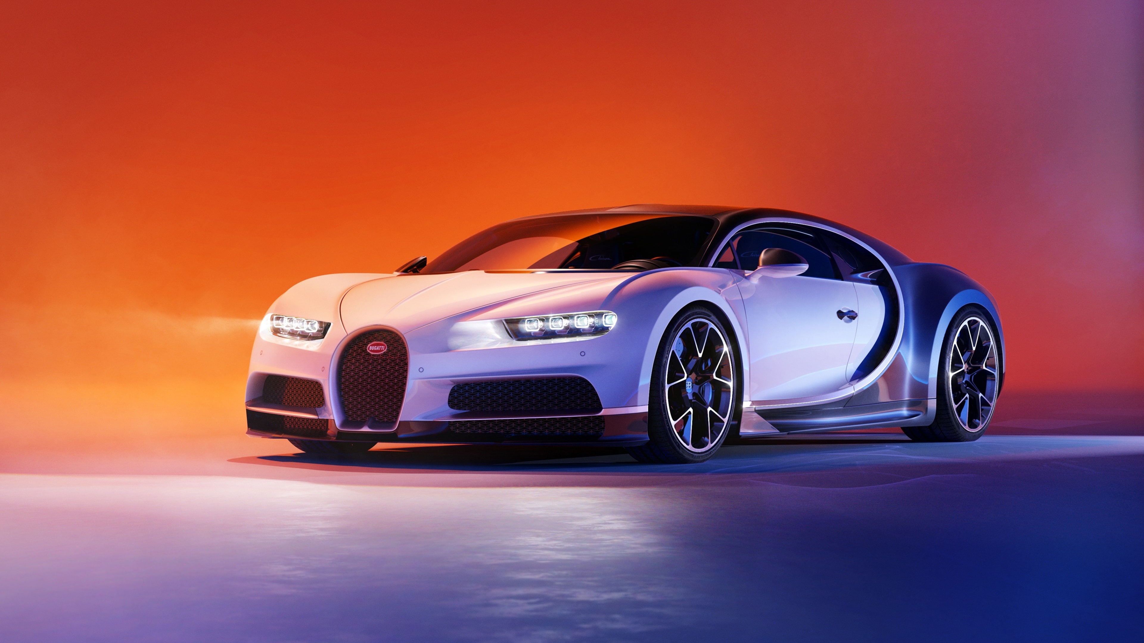 performance car, 4K, sports car, personal luxury car, bugatti, bugatti chiron, supercar, vehicle, car, HD Wallpaper