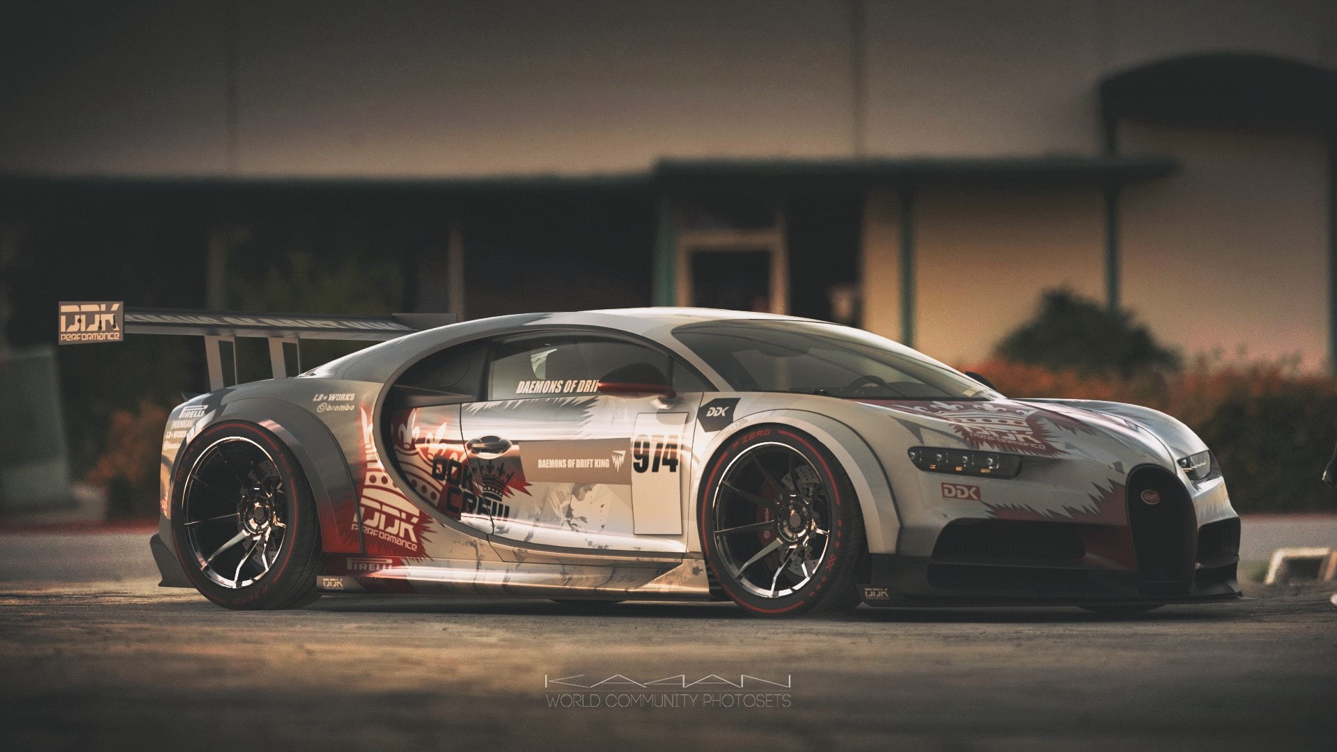 vehicle, Kalyan Polischuk, 1080P, car, Bugatti Chiron, Bugatti, HD Wallpaper