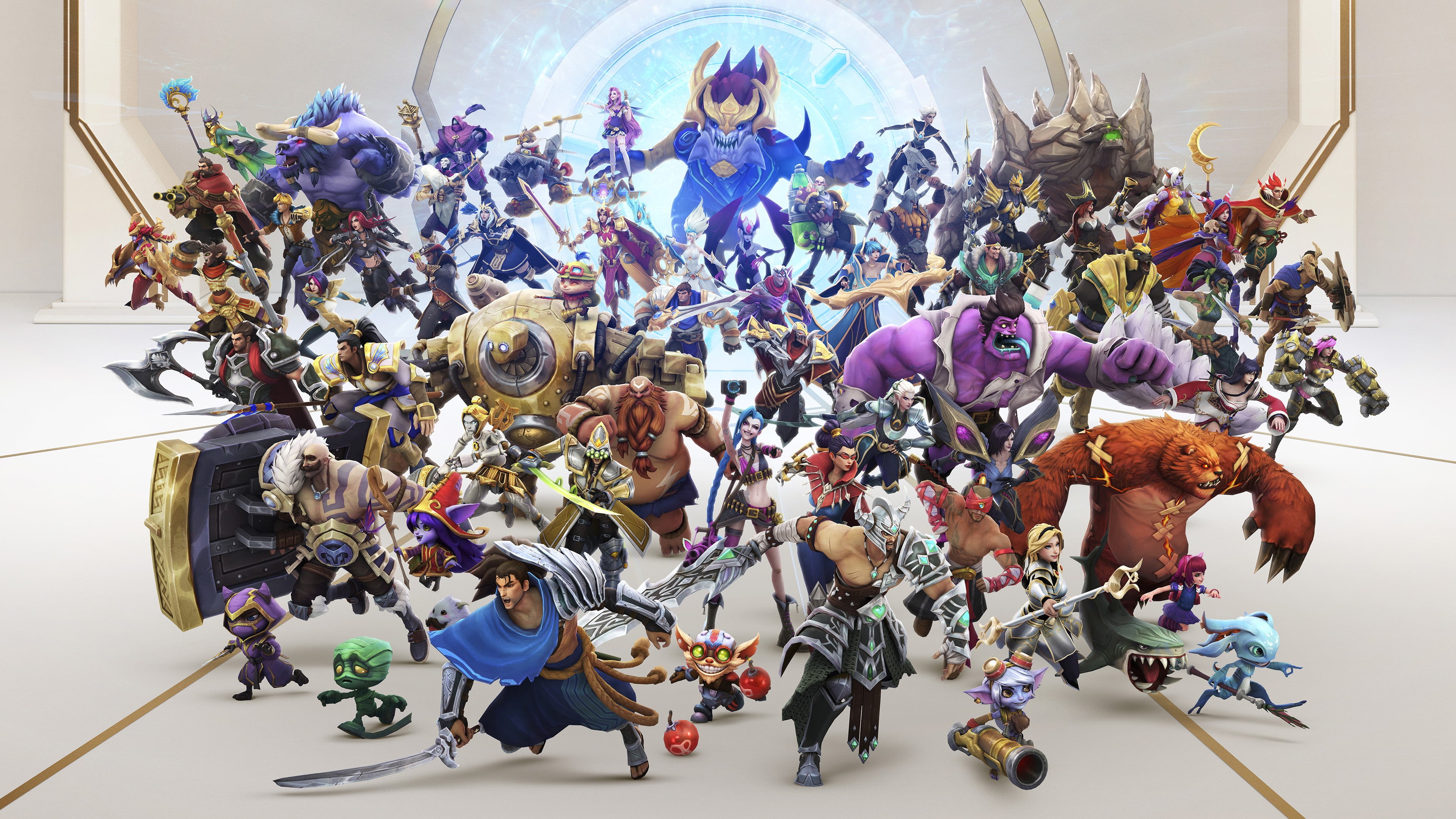 Alistar (League of Legends), Xayah and Rakan (League of Legends), Yasuo (League of Legends), 4K, Kennen (League of Legends), Amumu, Tristana (League of Legends), HD Wallpaper