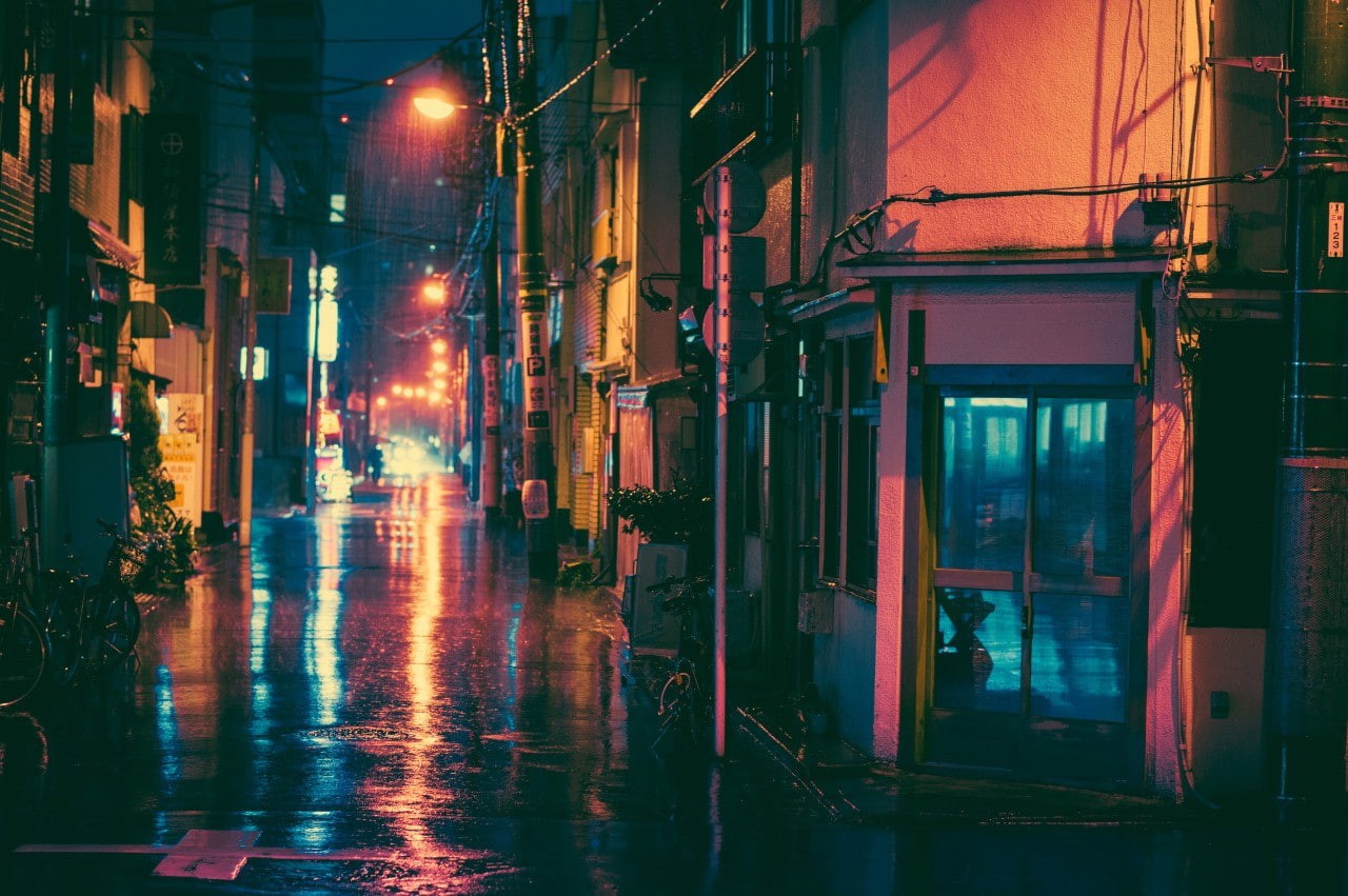 night, Masashi Wakui, street, Japan, 720P, HD Wallpaper