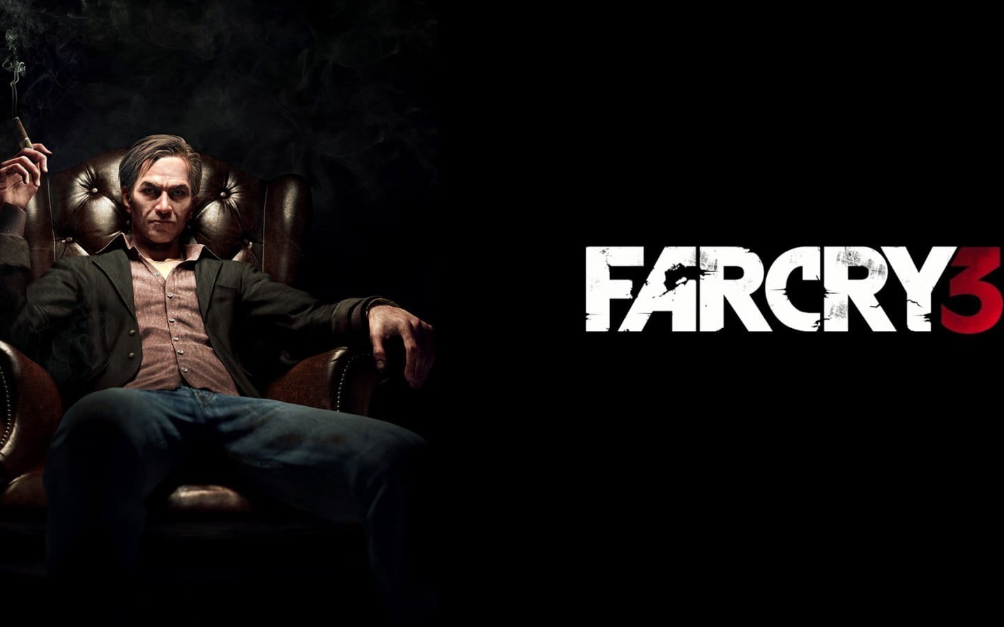 Far Cry 3, casual clothing, males, 720P, portrait, three quarter length, indoors, copy space, communication, video games, text, men, western script, sitting, HD Wallpaper