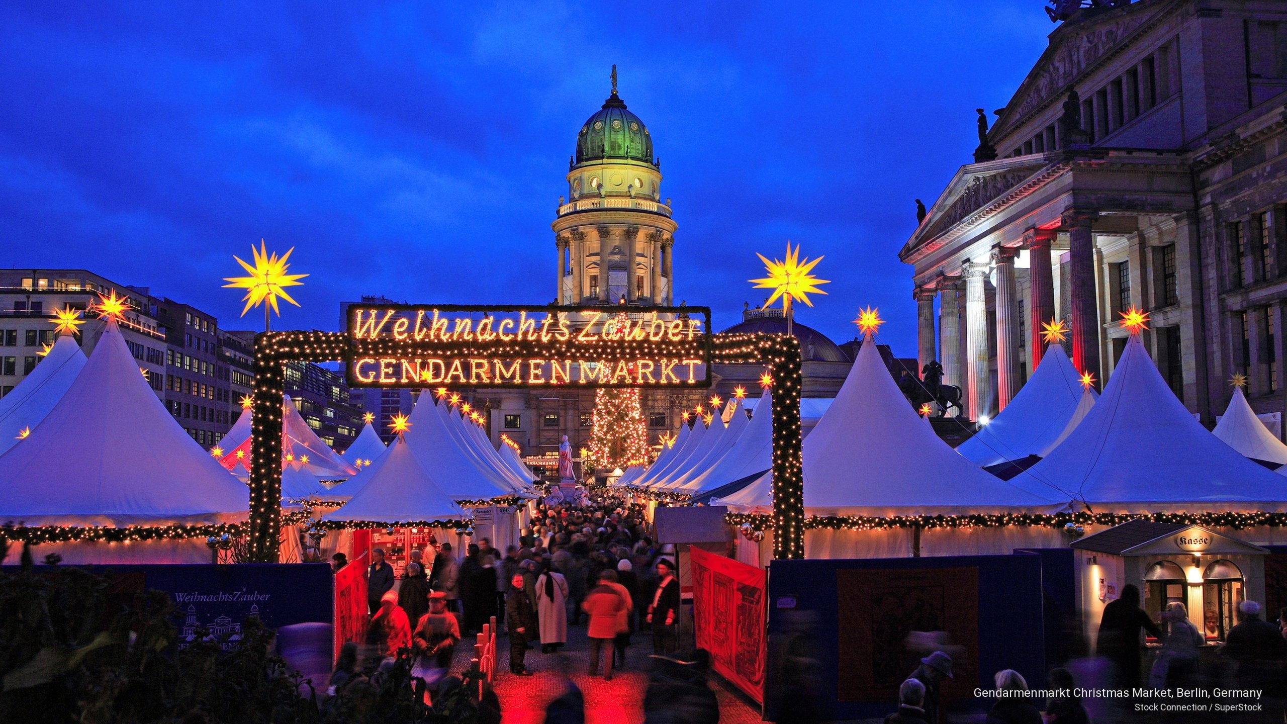 2K, germany, gendarmenmarkt, christmas, berlin, Holidays, market, HD Wallpaper