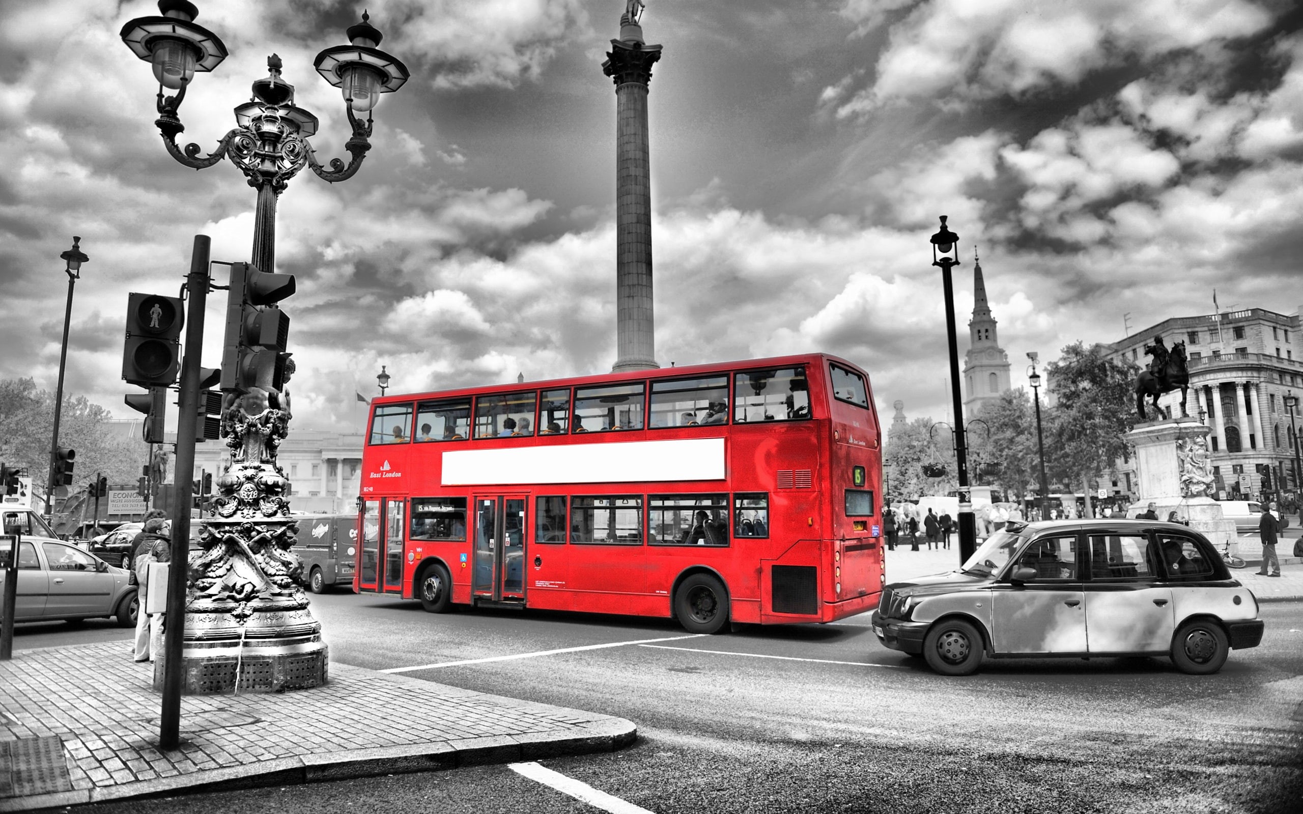 City, England, Bus, Street, Road, London, Red, 2K, HD Wallpaper