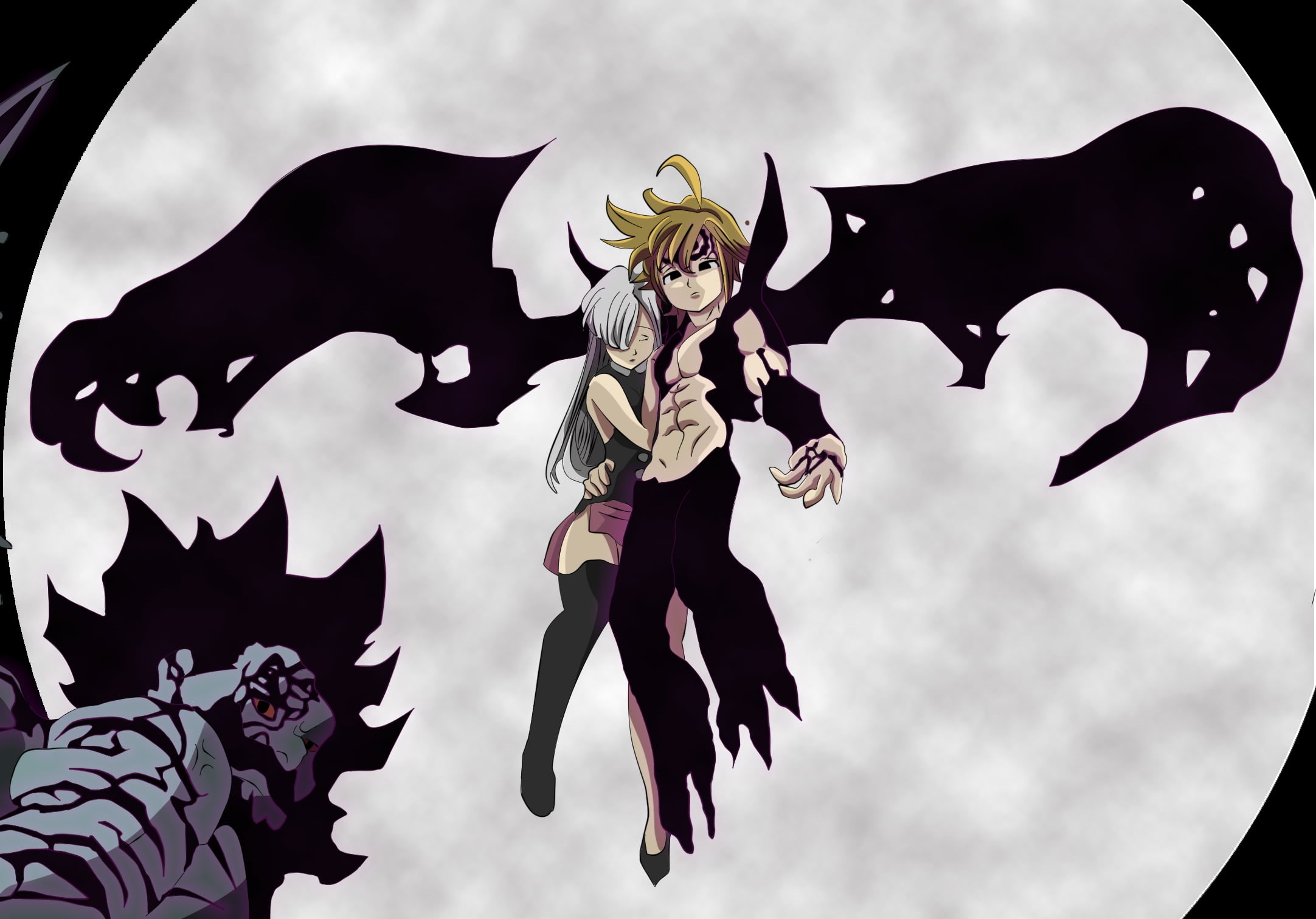Meliodas (The Seven Deadly Sins), Anime, 1080P, Elizabeth Liones, The Seven Deadly Sins, HD Wallpaper