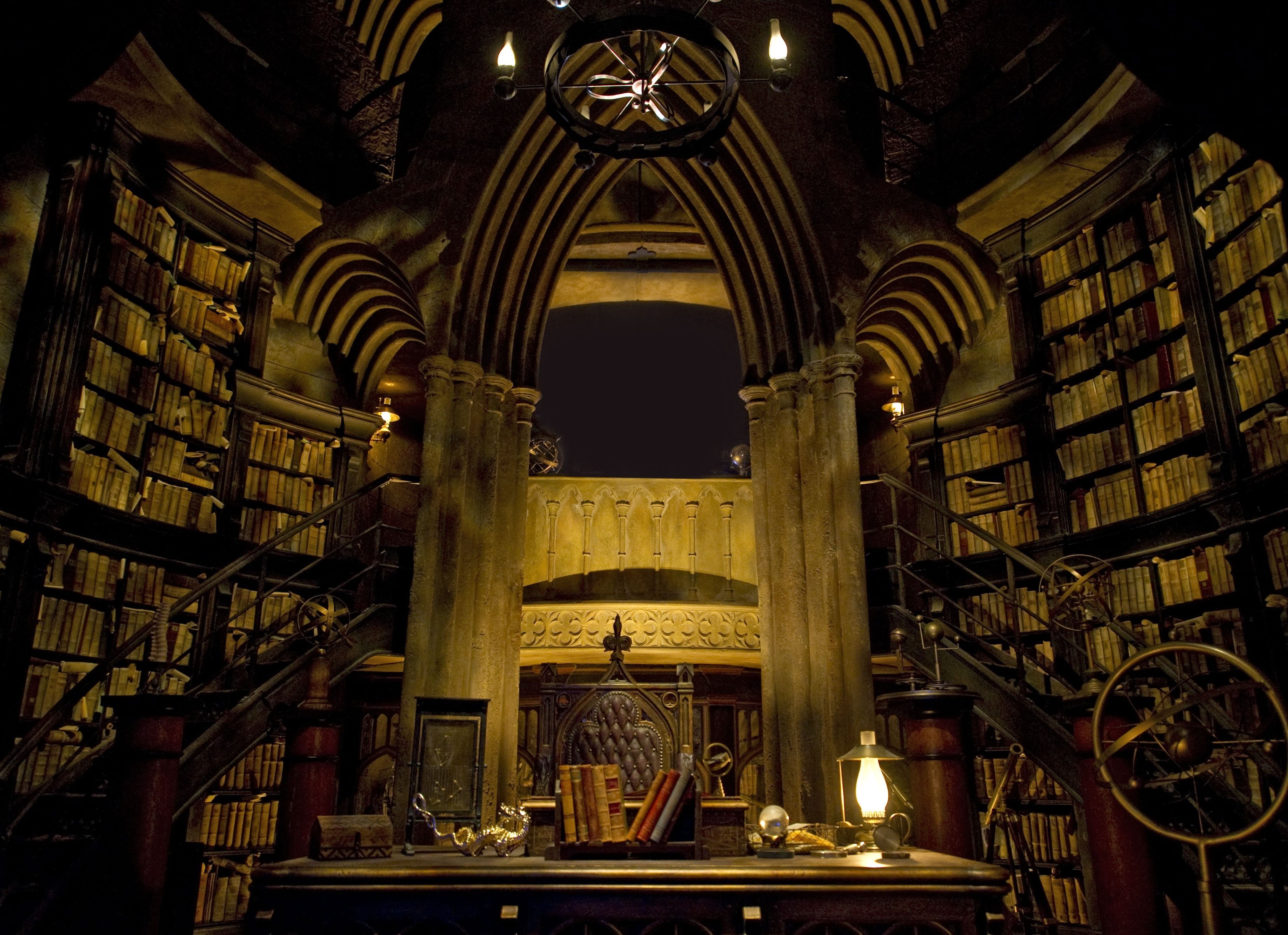 witch, design, library, 2K, occult, potter, fantasy, harry, HD Wallpaper