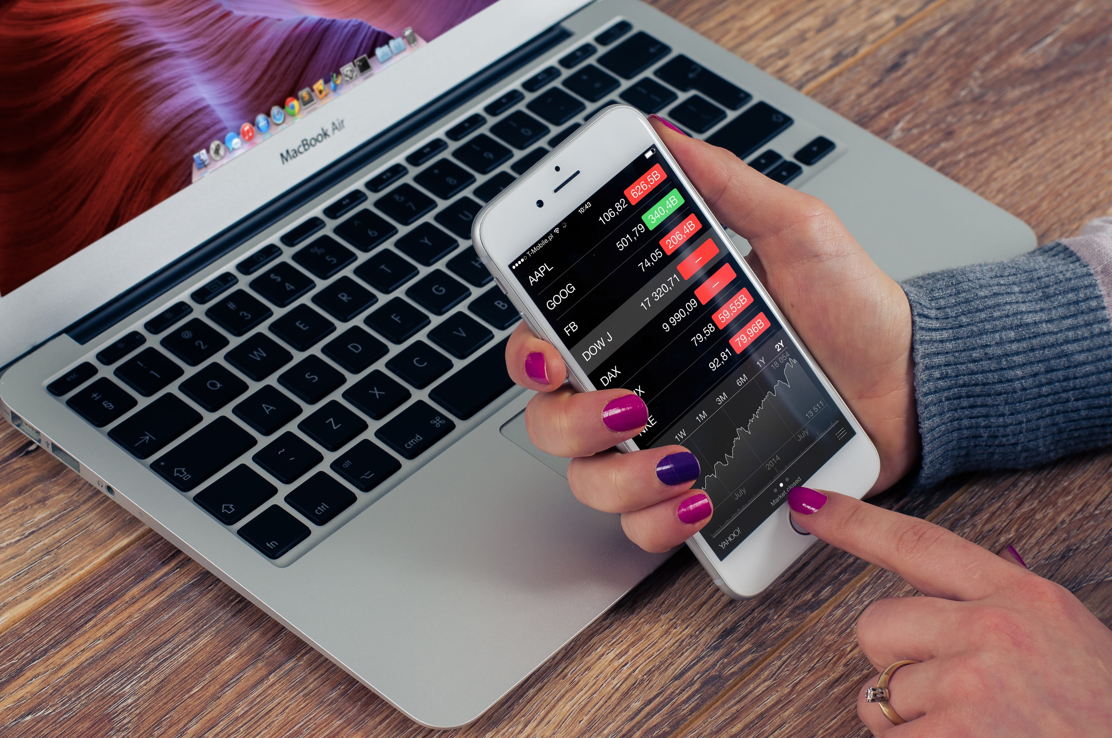 desk, app, commerce, portable information device, screen, online, stocks, wireless technology, success, adult, computer, e-commerce, report, apple, symbol, HD Wallpaper