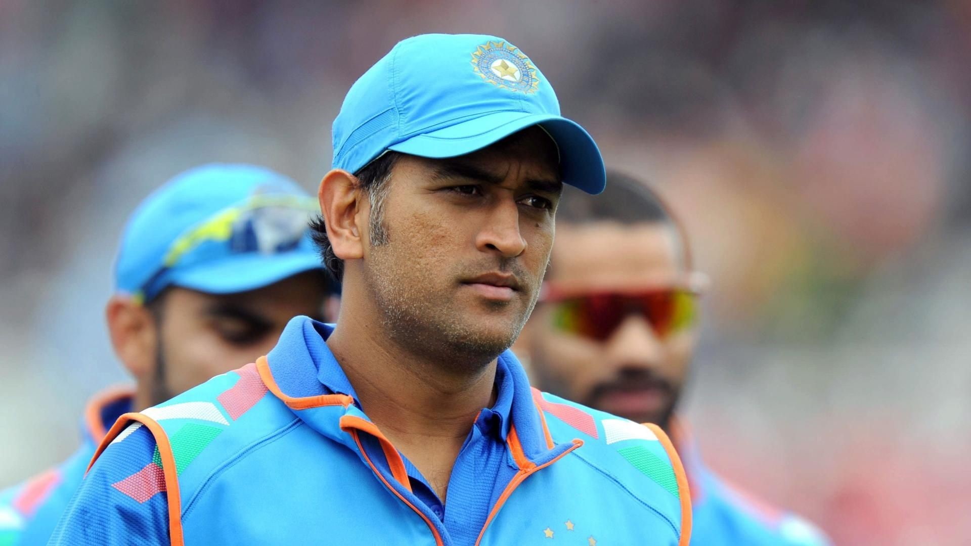 hat, headshot, 1080P, India, one person, close-up, Mahendra singh dhoni, day, cap, men, looking away, Cricket, clothing, adult, looking, young men, portrait, HD Wallpaper