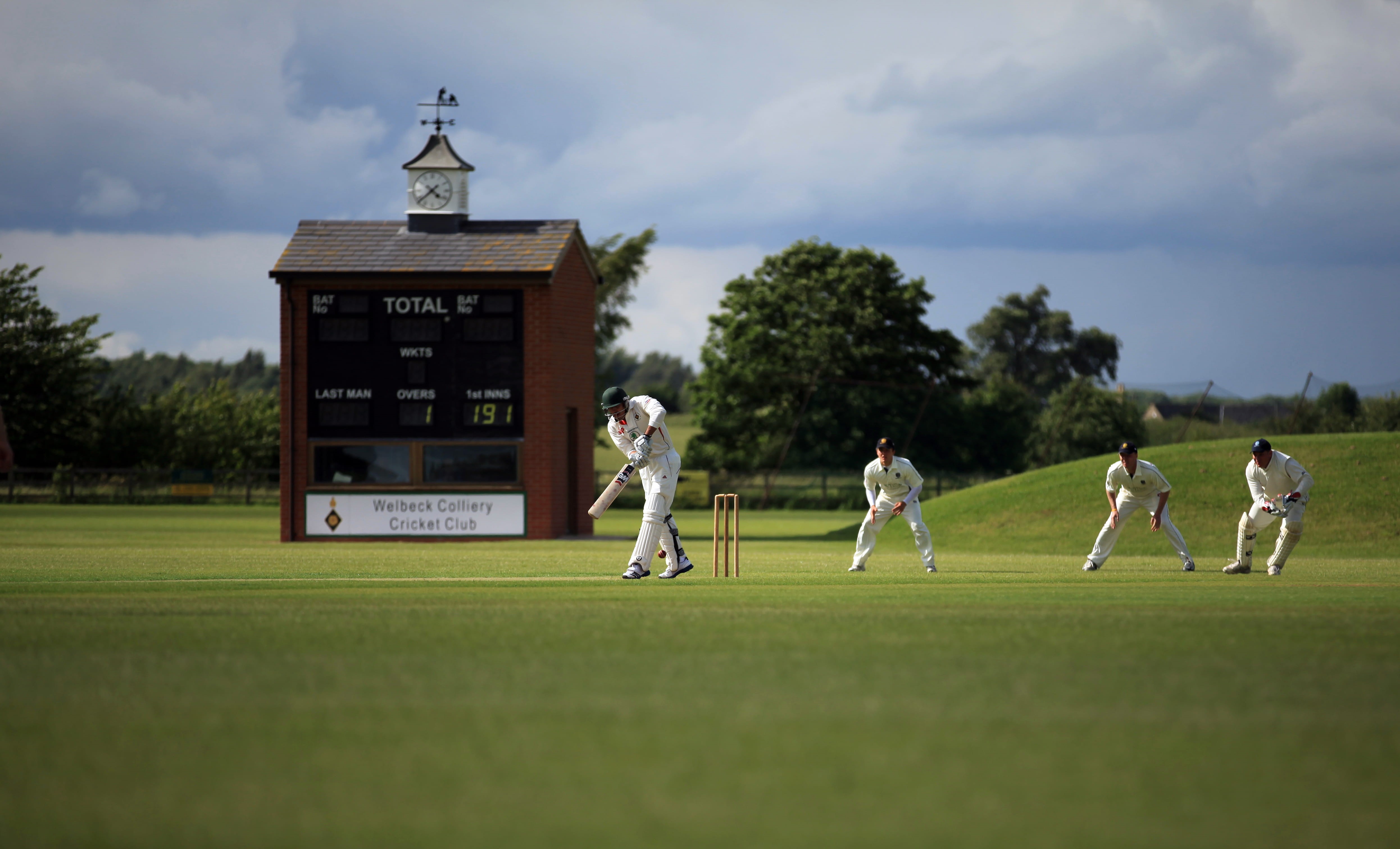 field, golf, leisure activity, adult, men, clothing, green color, togetherness, sports, sportsman, group of people, person, cricket match, grass, human, HD Wallpaper