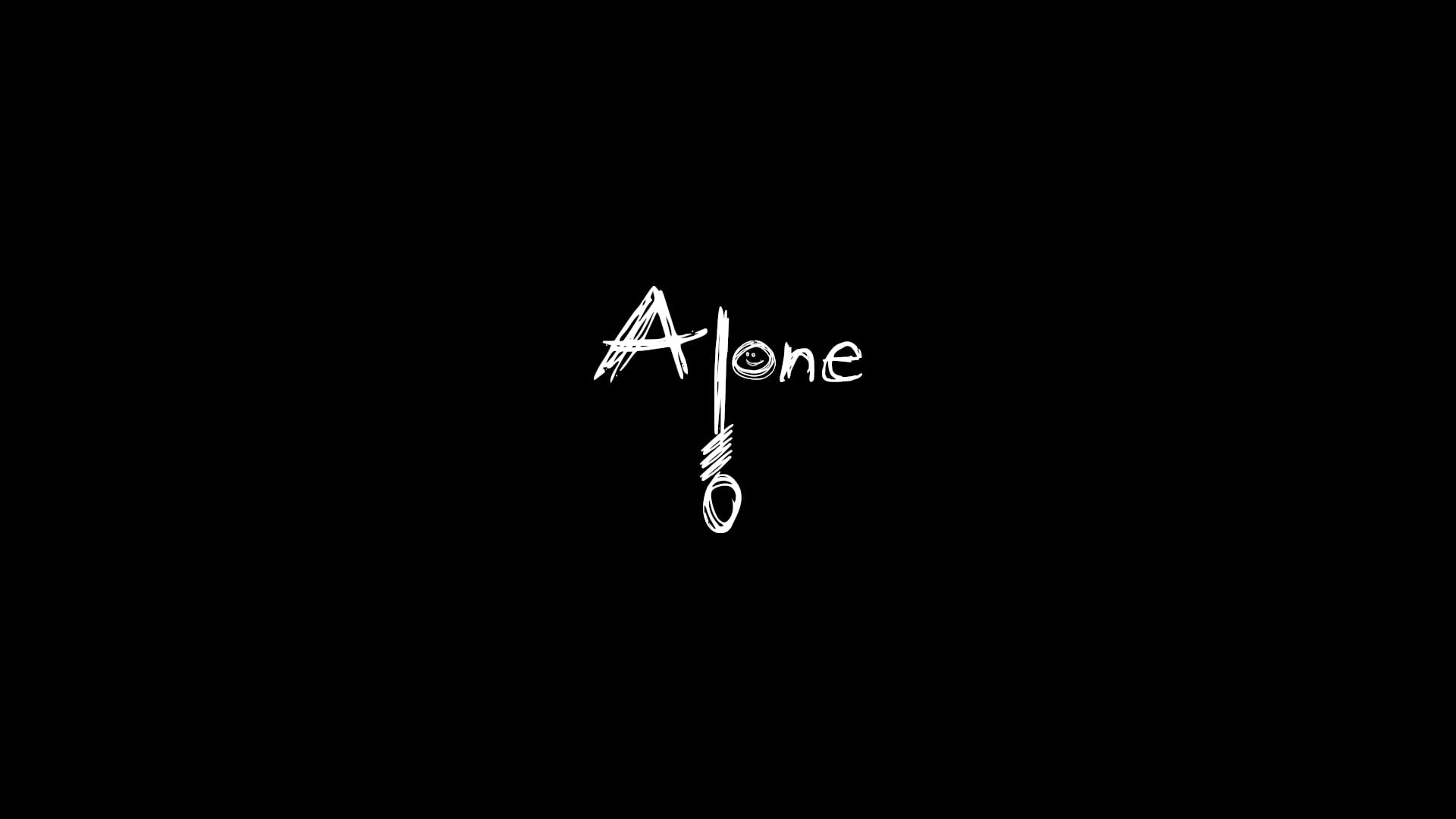 loneliness, monochrome, 1080P, alone, depressing, minimalism, HD Wallpaper