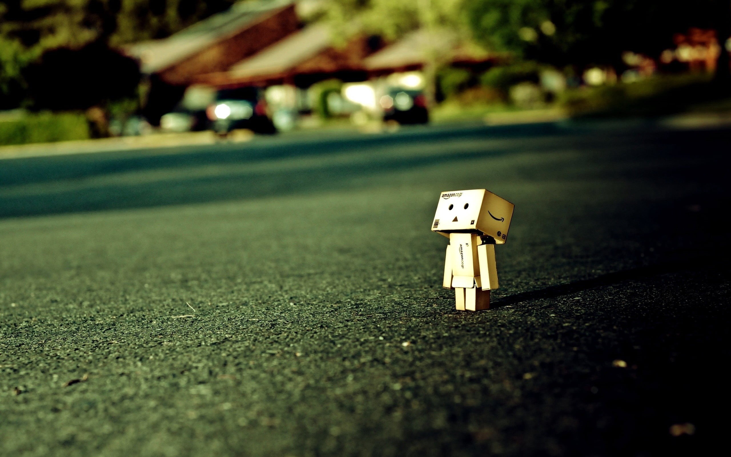 2K, house, road, car, human representation, green Color, plant, cardboard, transportation, mode of transportation, no People, representation, street, toy, HD Wallpaper