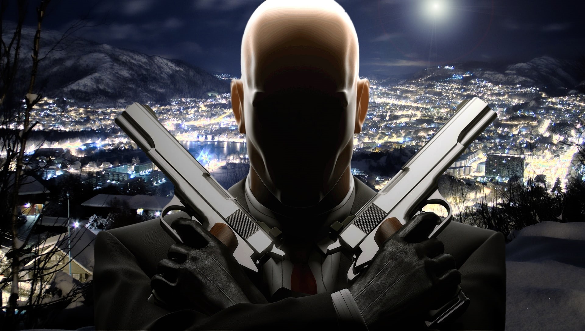 hitman, hd, agent, nature, winter, Agent 47, 1080P, art, HD Wallpaper
