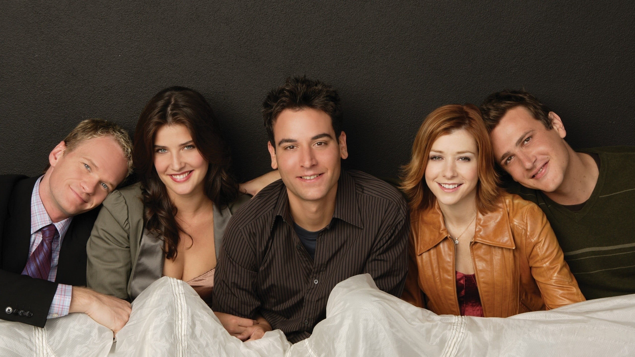 group of people, Cobie Smulders, young women, togetherness, TV, Jason Segel, laughing, movie, friendship, series, friends, young adult, men, portrait, indoors, HD Wallpaper