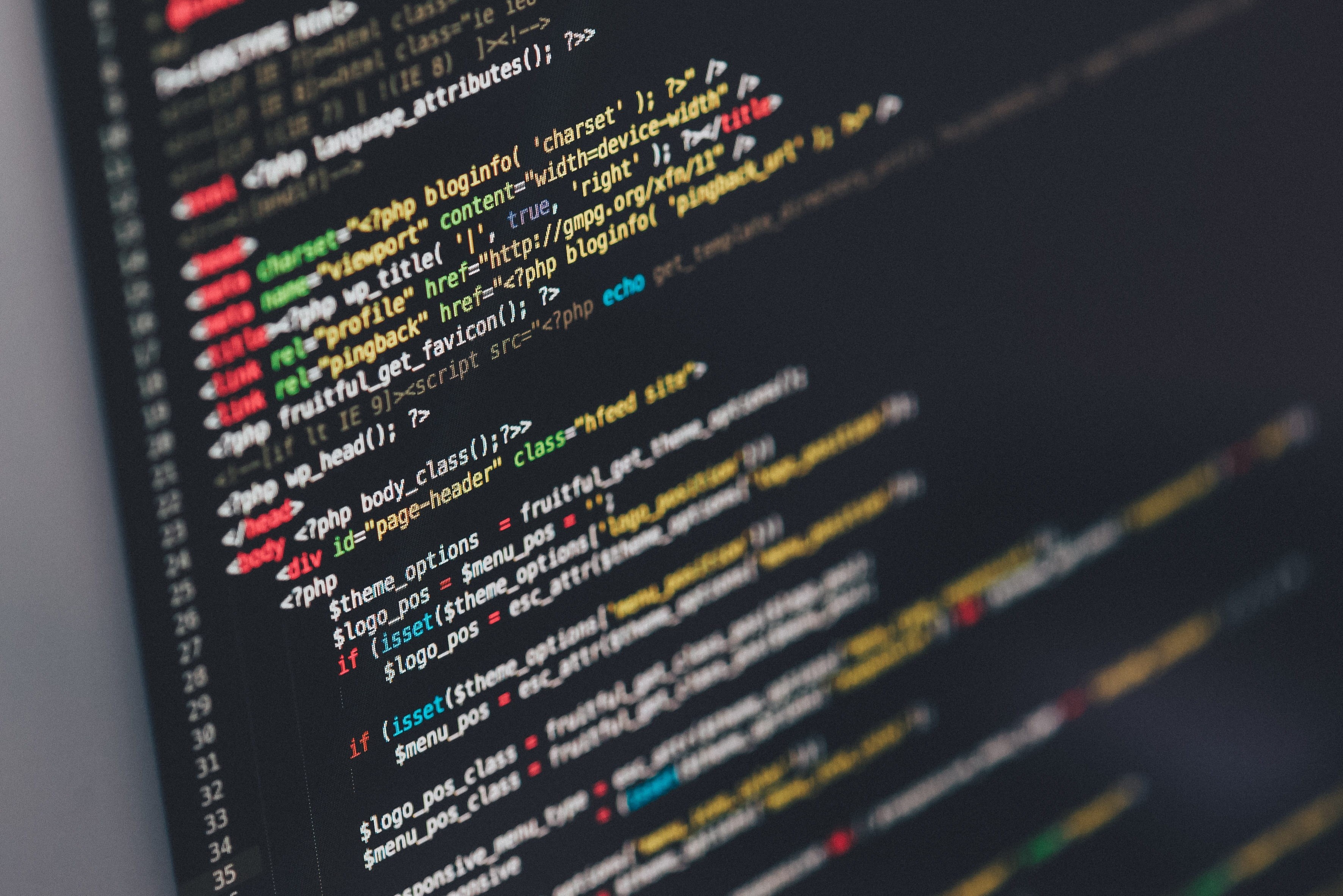 code, ethernet, no people, computer monitor, work, data, selective focus, programming, technology, text, flat, business finance and industry, computer equipment, HD Wallpaper