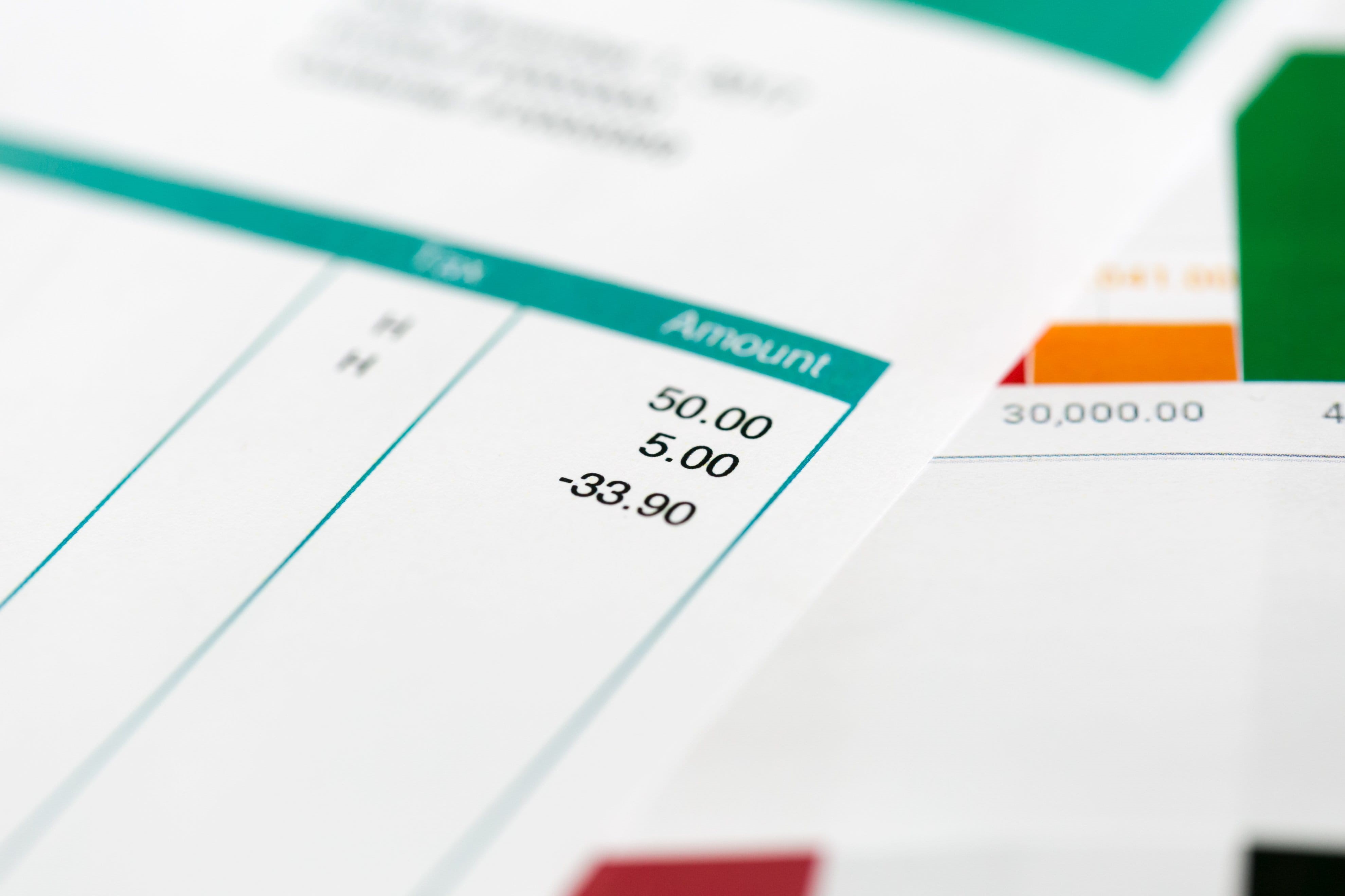 paperwork, Bank, western script, Numbers, no people, document, selective focus, 4K, wealth, Office, Business, corporate business, accuracy, bill, Entrepreneur, HD Wallpaper