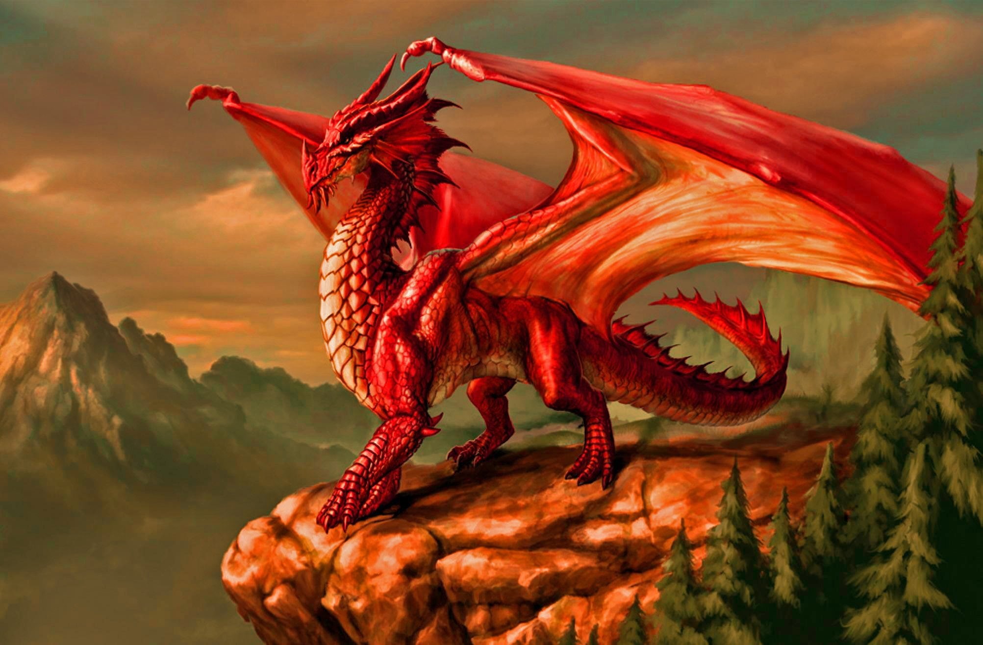 dungeons, metallic, draconomicon, 1080P, Dragons, fantasy, dragon, rpg, board, HD Wallpaper
