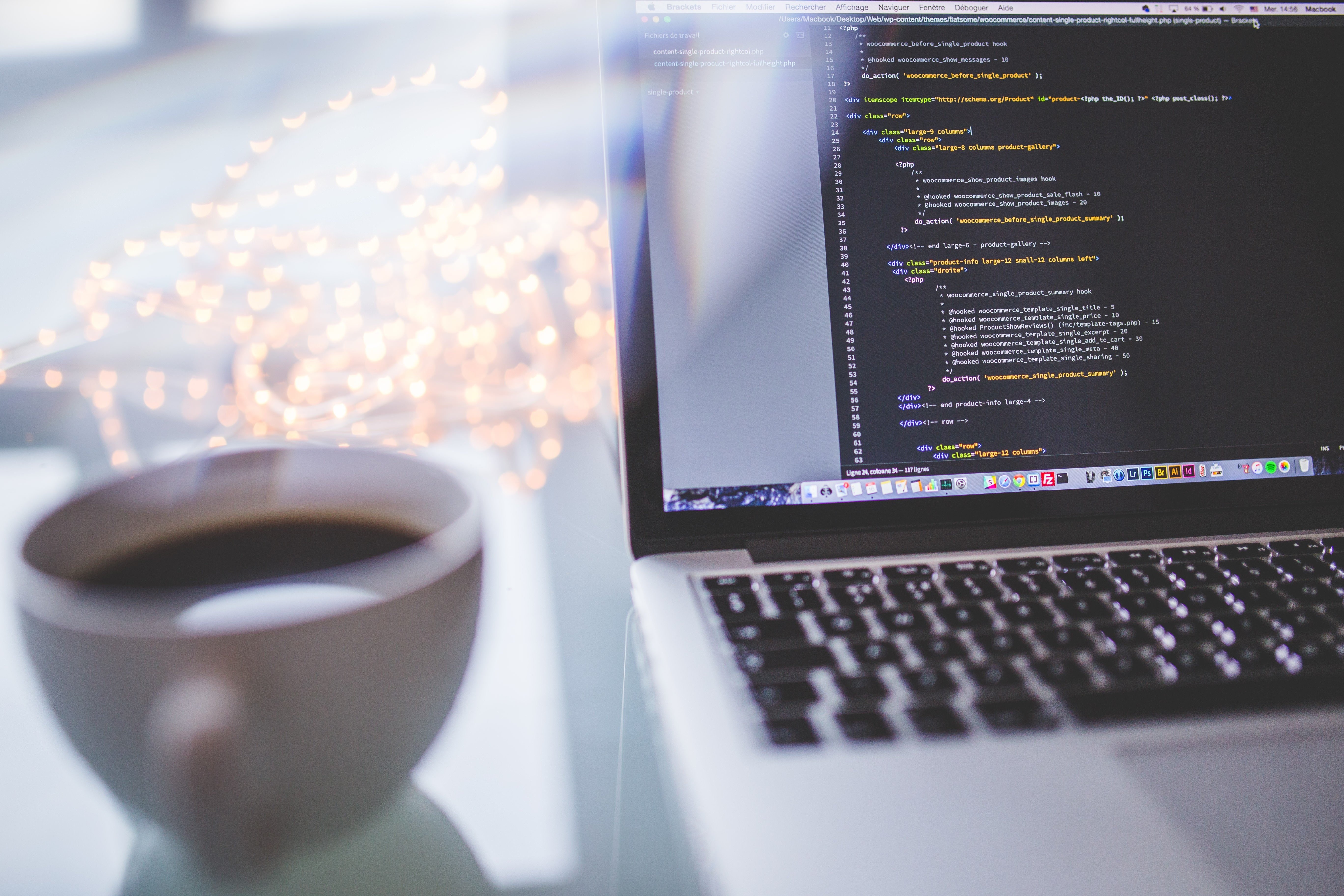 cup, selective focus, laptop, business, internet, number, computer equipment, mug, close-up, keyboard, communication, computer network, 5K, connection, HD Wallpaper