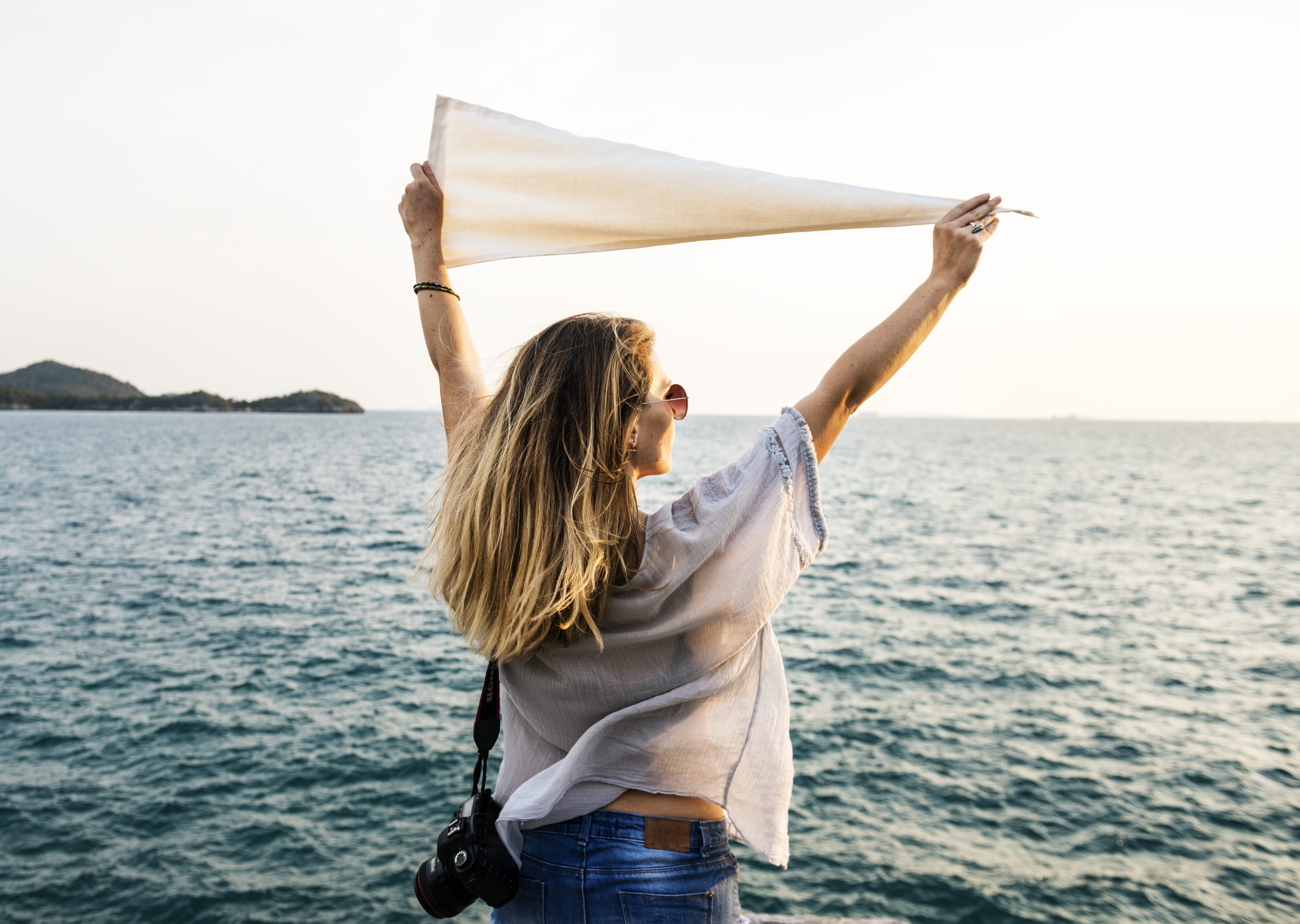 wellness, resting, expedition, travel destination, pennant, young adult, summer, destination, place, trip, serenity, woman, raising, 5K, couple - relationship, HD Wallpaper