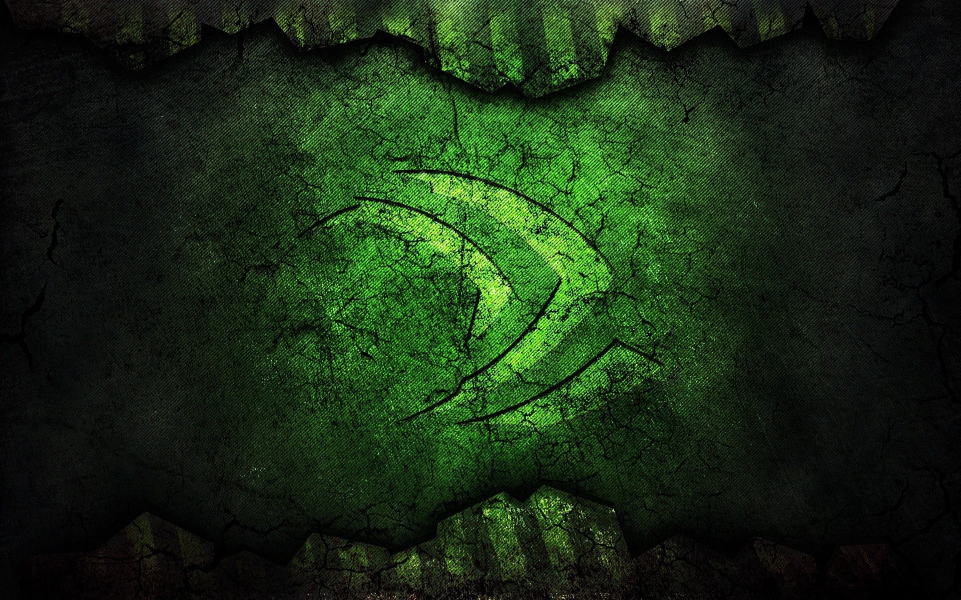 1080P, logo, tech, background, technology, nvidia, green, HD Wallpaper
