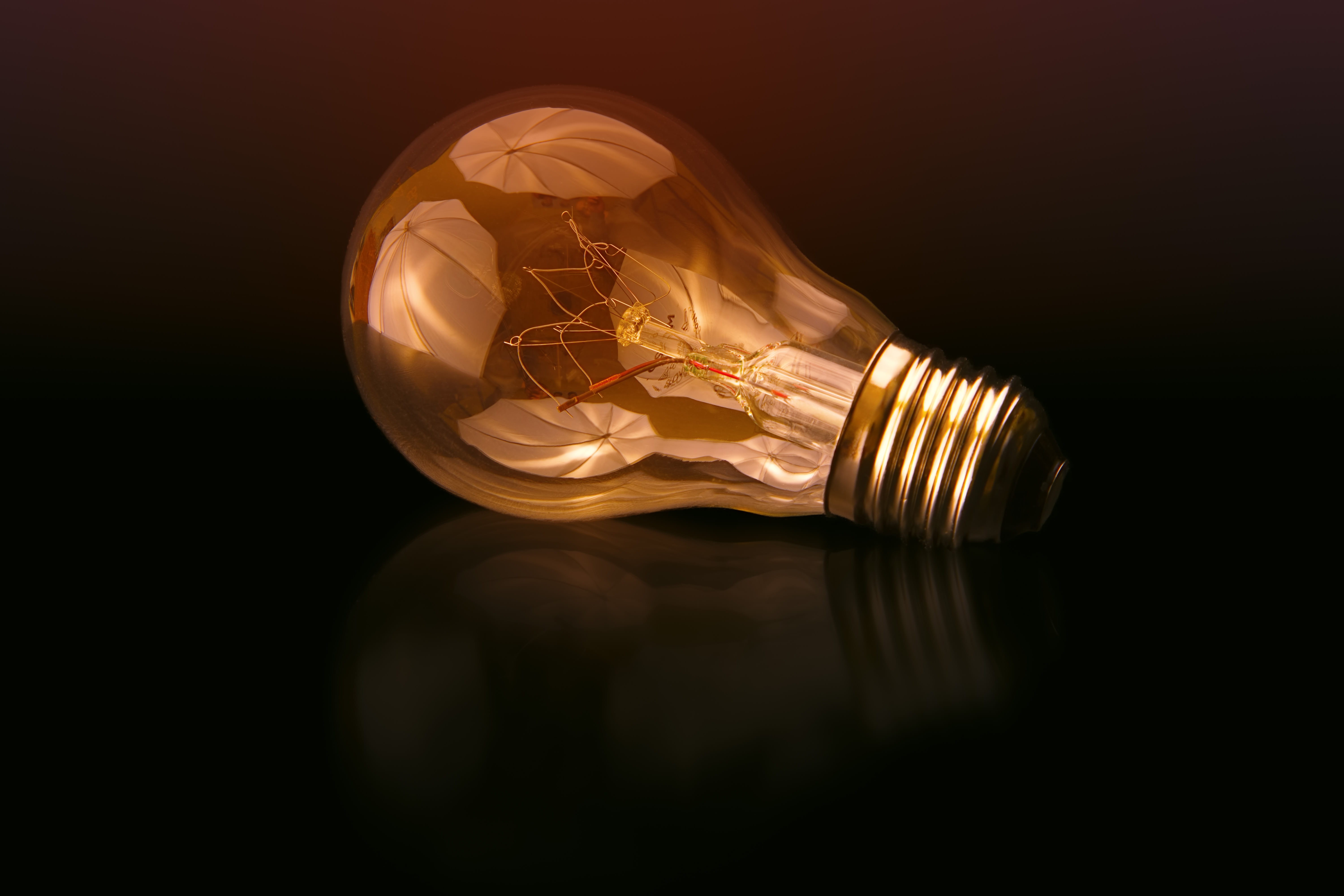 glowing, filament, luxury, creativity, light Bulb, glass, lighting Equipment, imagination, finance, energy, electric Lamp, single Object, studio shot, bright, HD Wallpaper