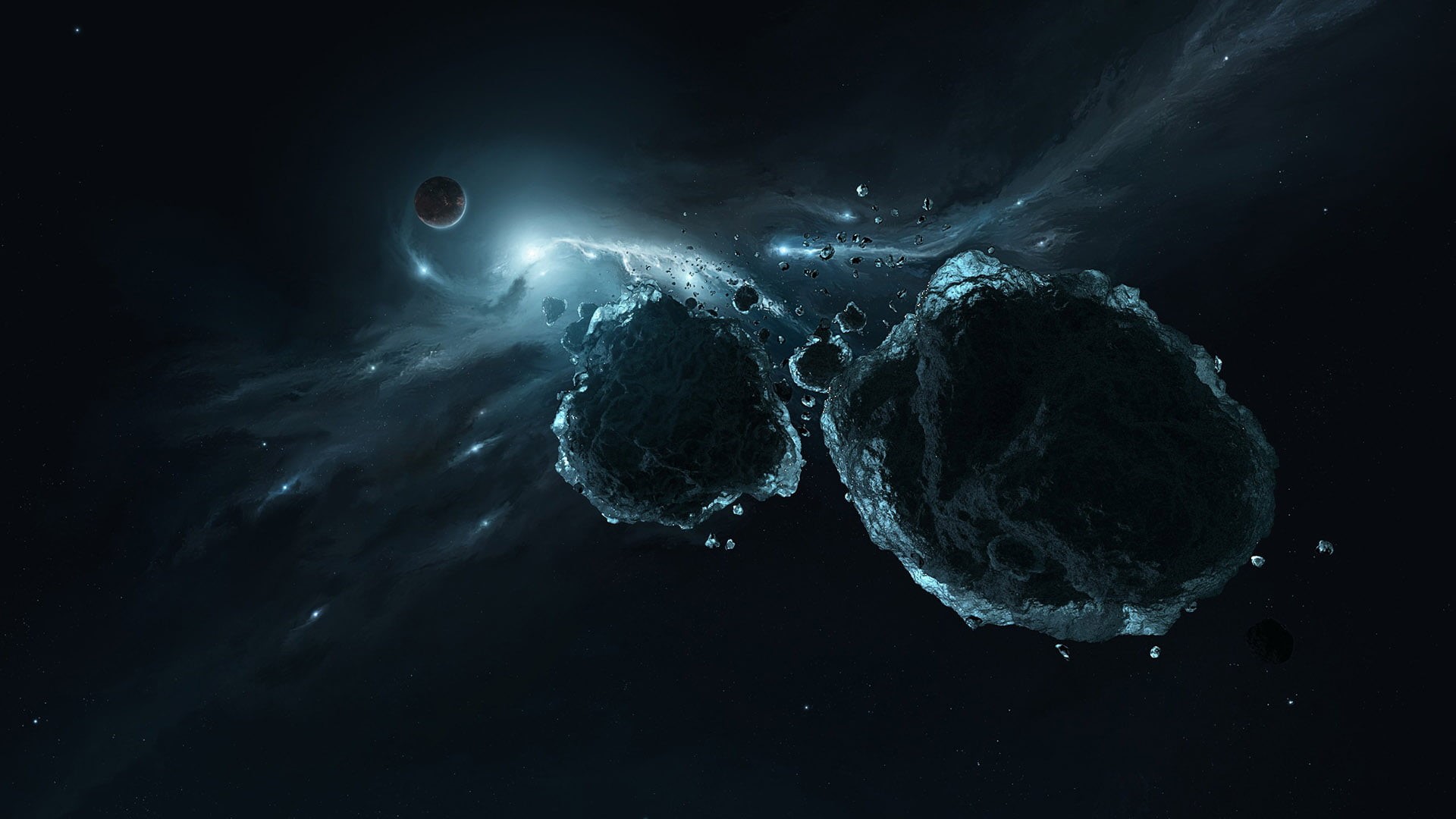 rock, backdrop, sea, anatomy, human, artistic, light, art, sea life, shape, space, solid, black, atmosphere, digital, graphic, marine, fantasy, pattern, HD Wallpaper