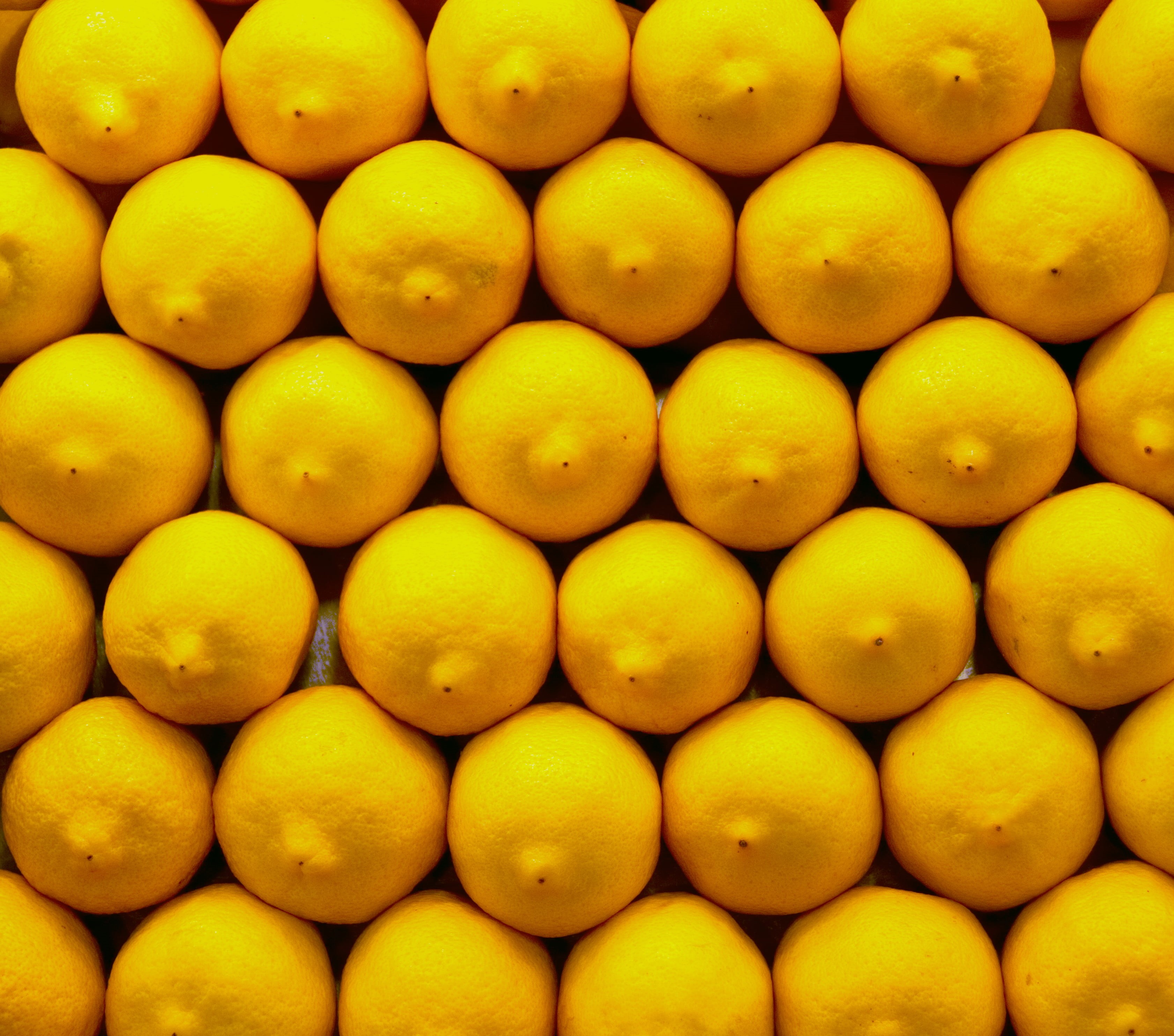 lemon, 2K, ripe, Lemons, Market, Yellow, La Rambla, freshness, organic, Barcelona, food, healthy Eating, citrus Fruit, fruit, fruits, HD Wallpaper