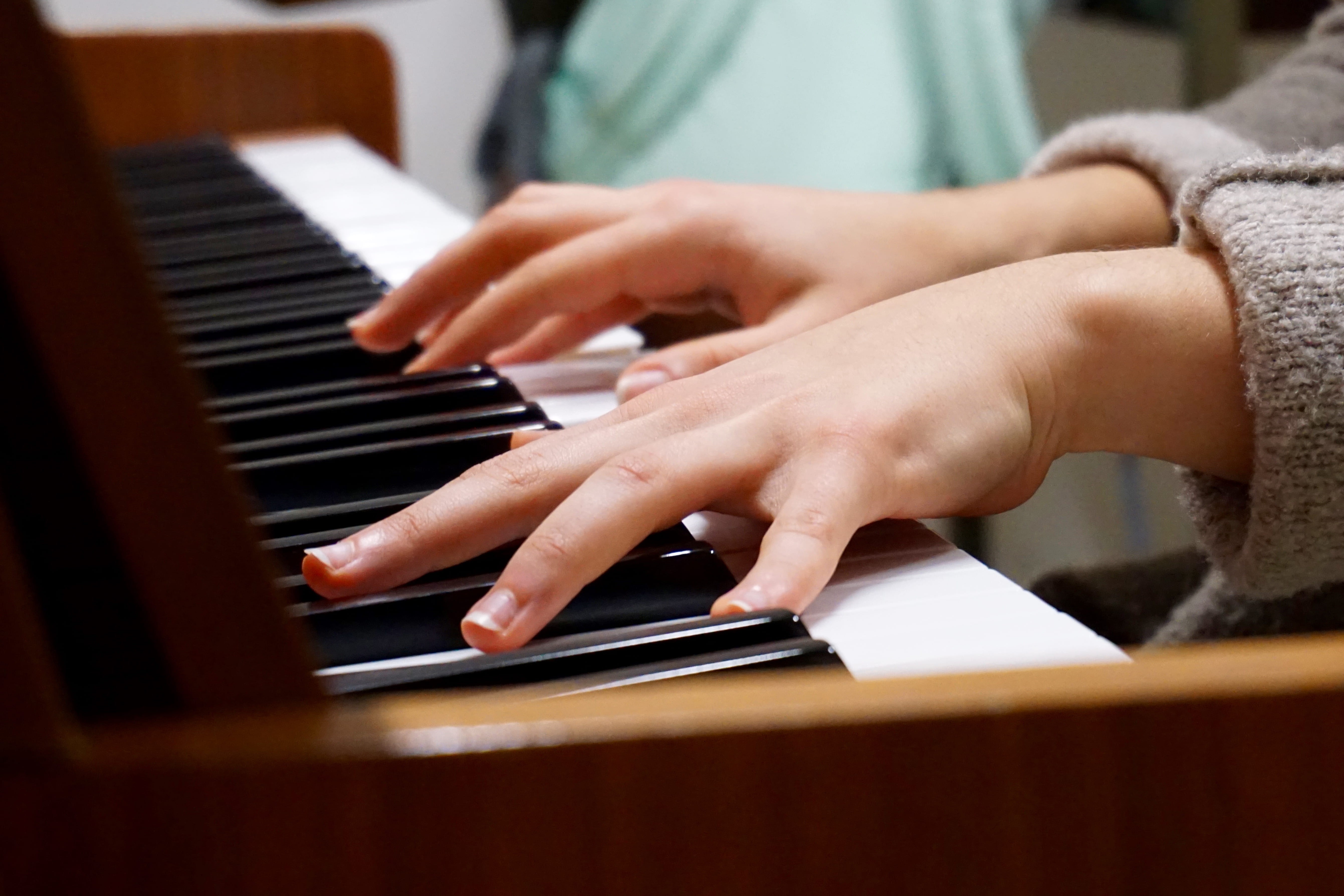 playing, body part, pianist, finger, women, music, teenager, skill, piano key, keyboard, human body part, piano player, 5K, indoors, child, arts culture and entertainment, HD Wallpaper