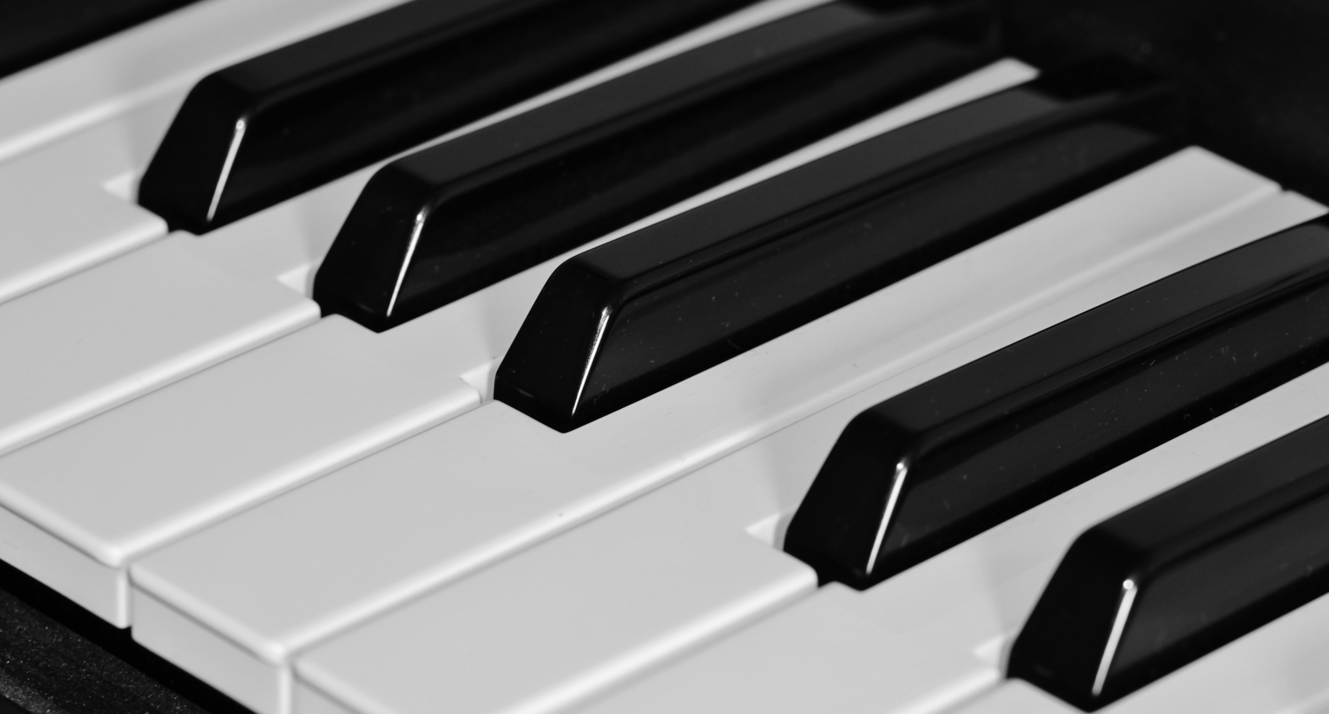 arts And Entertainment, single Object, day, focus on foreground, playing, arts culture and entertainment, indoors, entertainment, keyboard, black, skill, HD Wallpaper