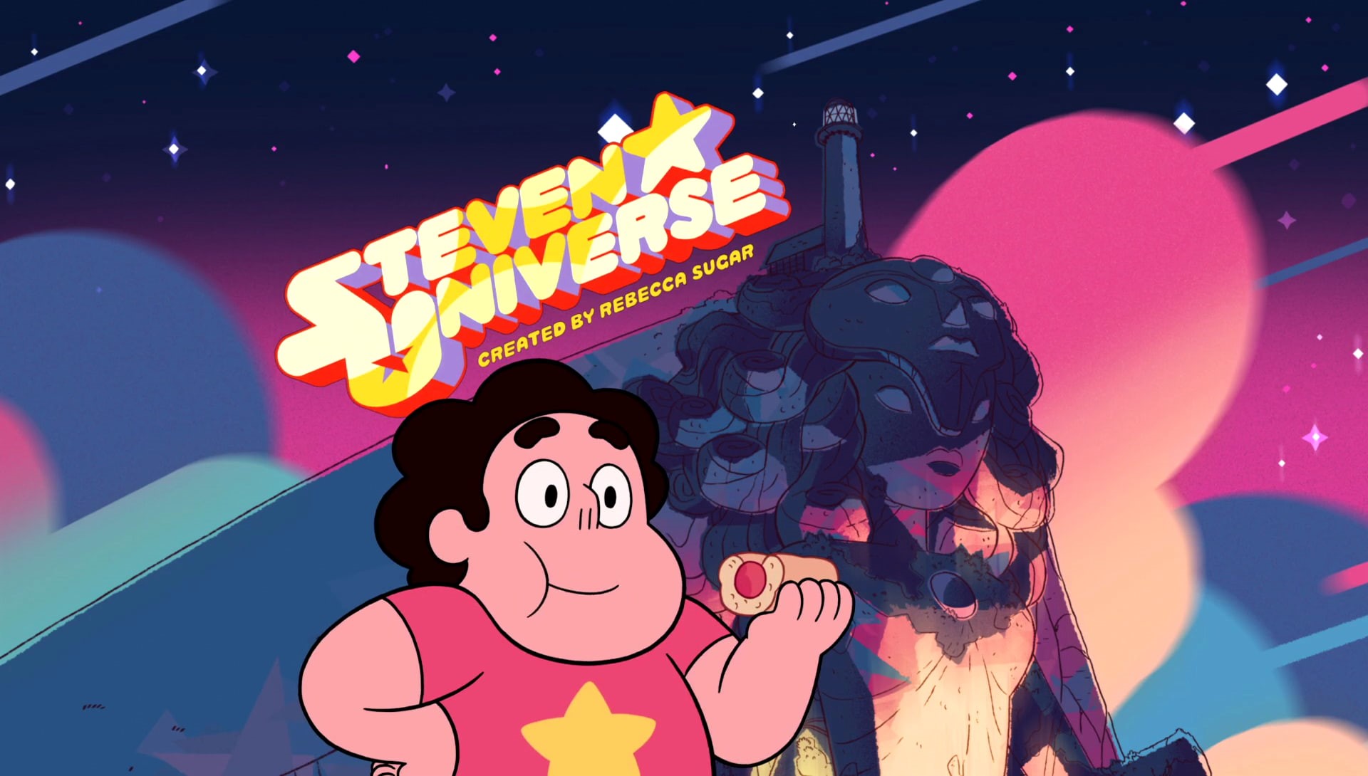 sweet food, Steven Universe, emotion, night, temptation, positive emotion, two people, sweet, cartoon, balloon, dessert, event, women, multi colored, cake, HD Wallpaper