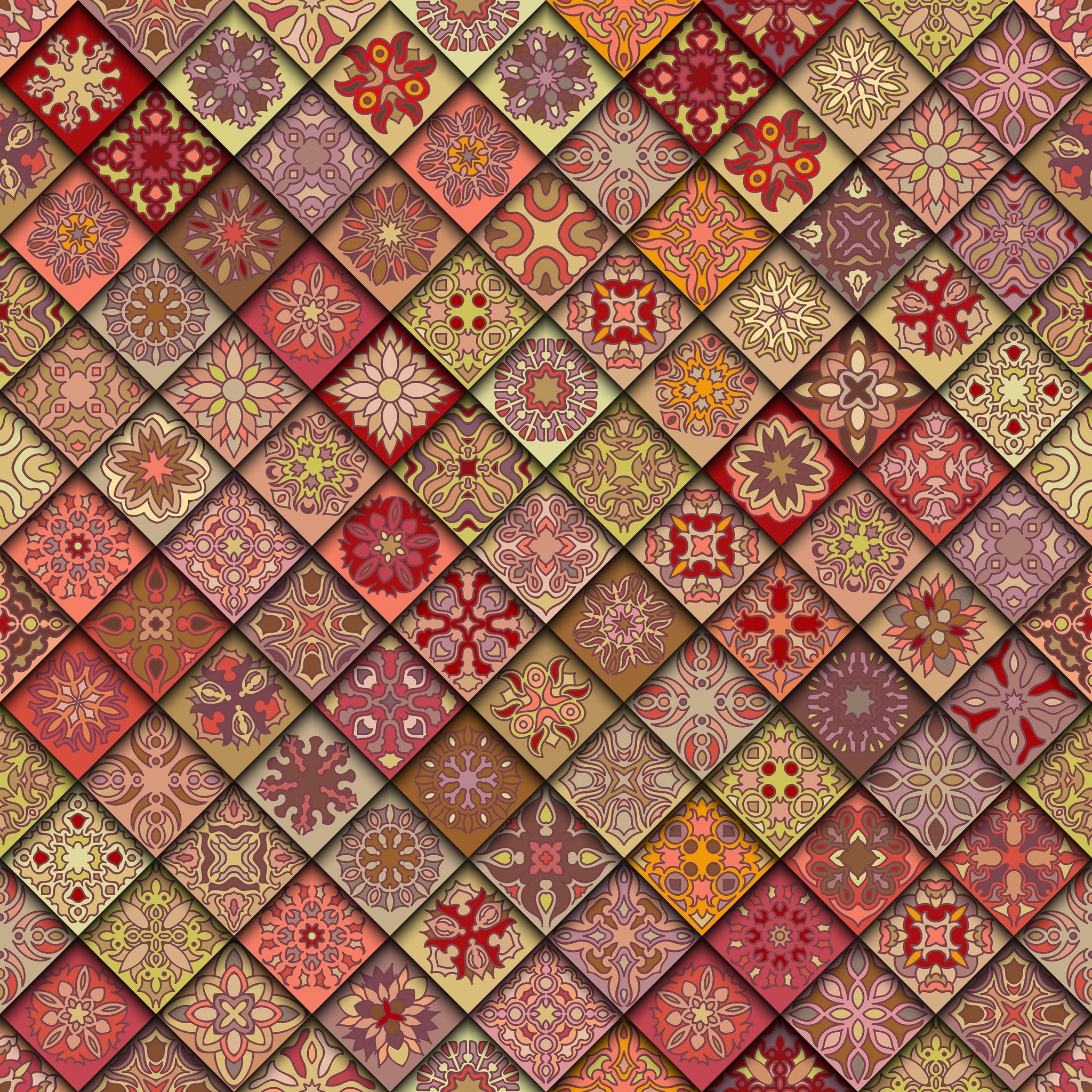 pattern, digital art, texture, 1080P, colorful, Phone HD Wallpaper