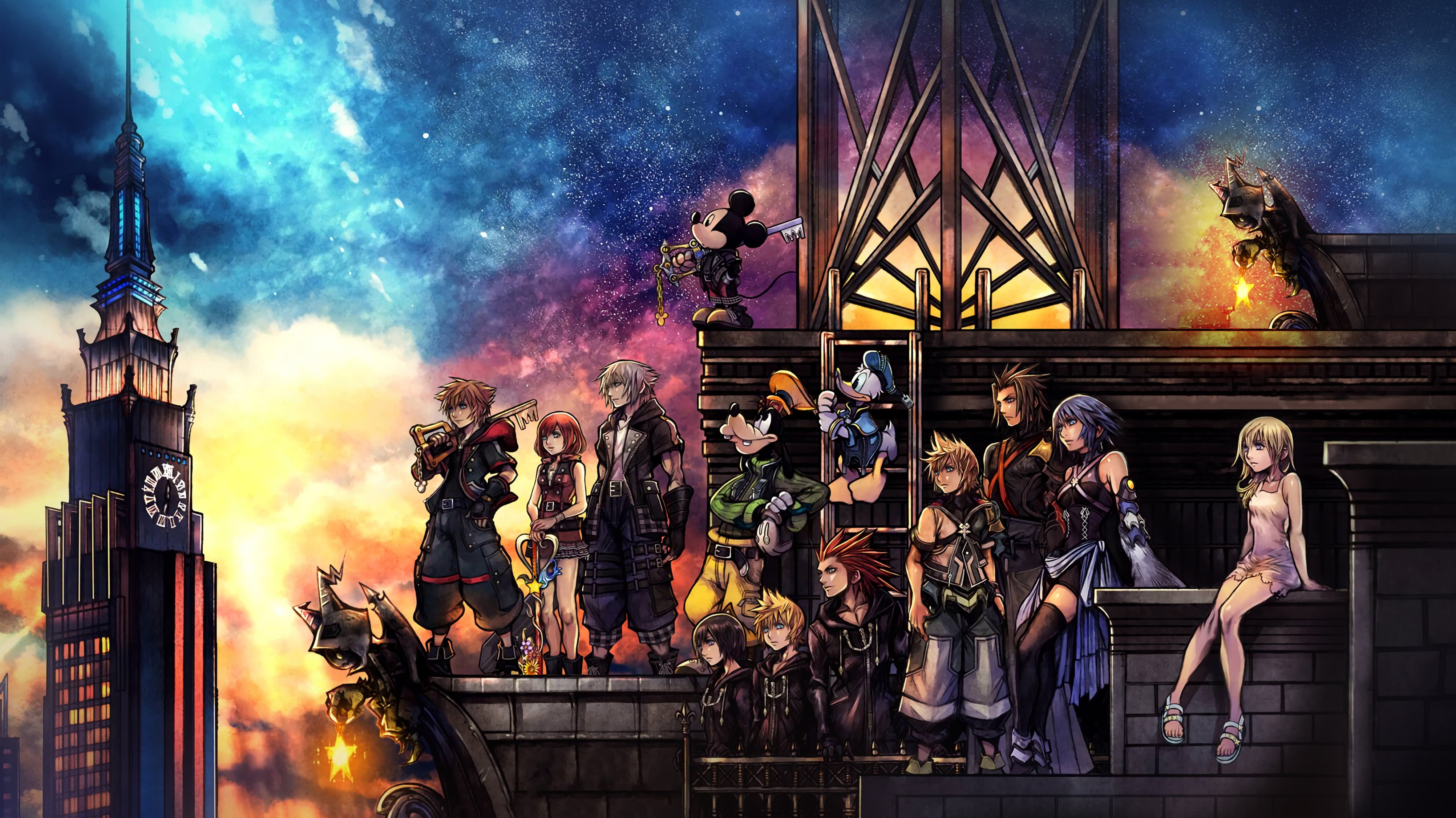 4K, Kingdom Hearts, Kingdom Hearts III, HD Wallpaper