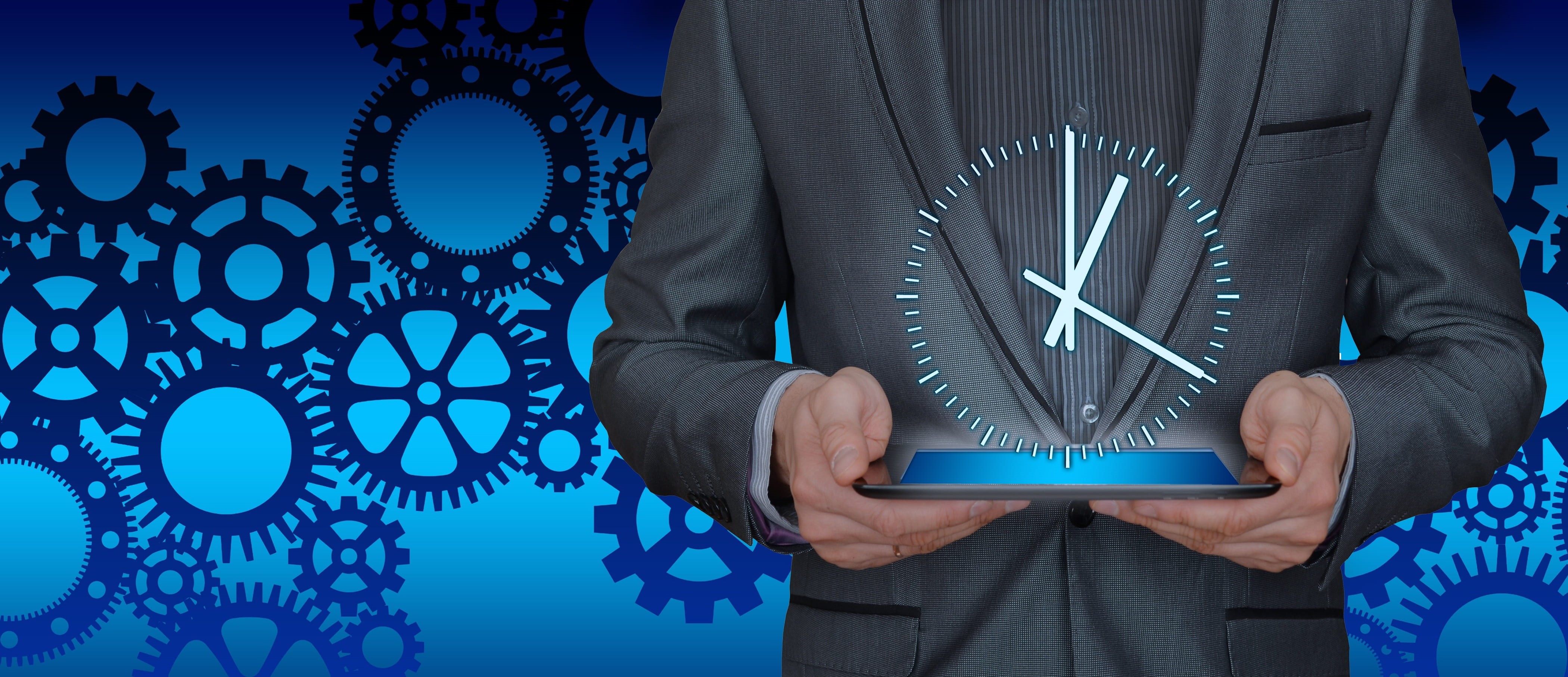 computer network, base, optimize, tablet, data, gears, men, time, digital tablet, holding, productivity, person, stopwatch, business person, hand, using computer, HD Wallpaper