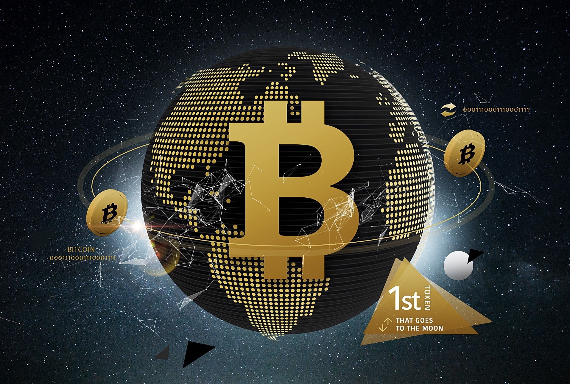 720P, coins, bitcoin, money, technology, technics, cash, internet, computer, digital, HD Wallpaper